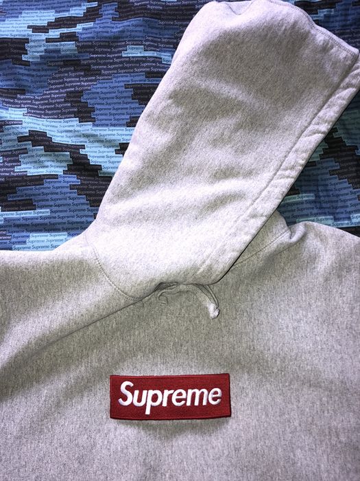 Supreme Box Logo Pullover Hoodie Red Men's - FW14 - US