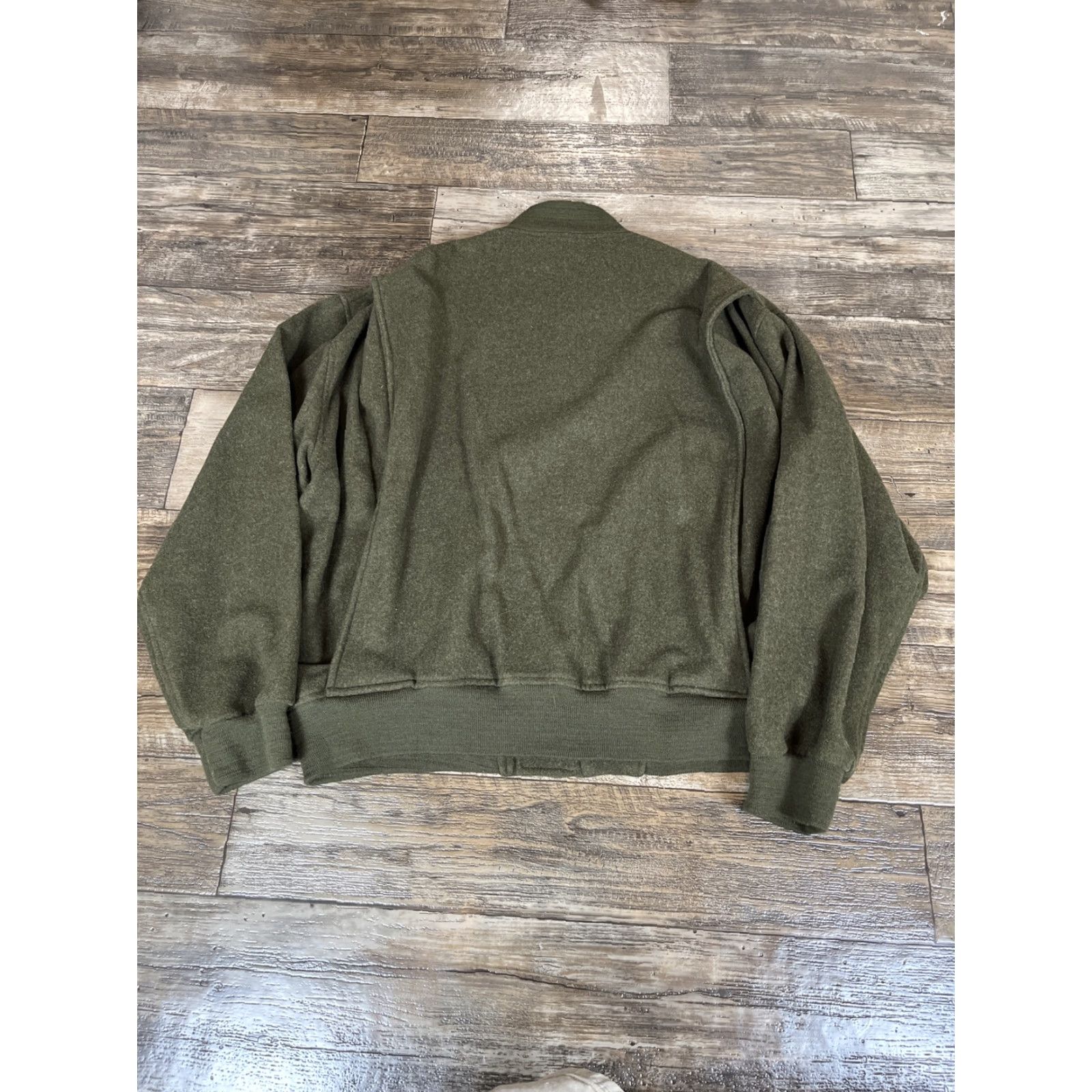 Ralph Lauren VINTAGE Polo Ralph Lauren Bomber Jacket Mens L Wool Zipper Green USA Size US L / EU 52-54 / 3 - 6 Thumbnail