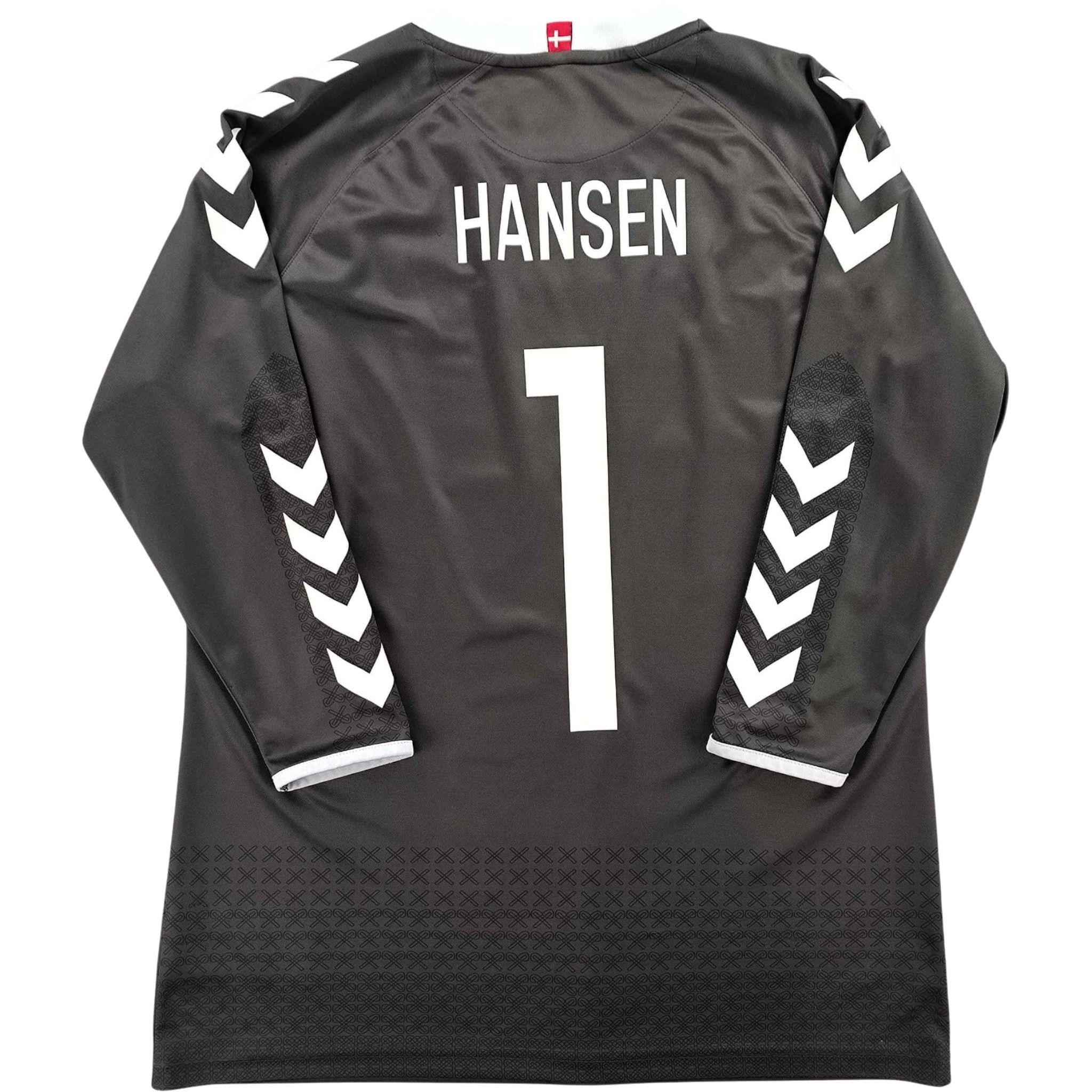 Denmark 2016-17 Hummel GK Jesper Hansen football jersey sz M