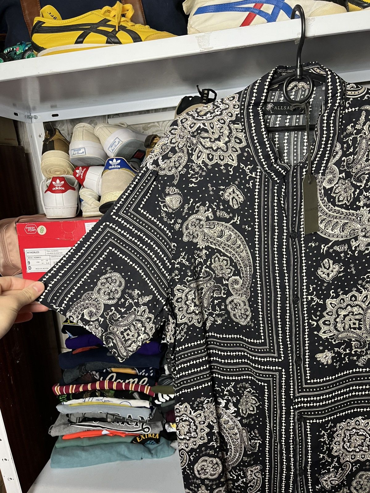 Allsaints Designer Allsaints Bandana Hawaii crazy oversize shirt Size US L / EU 52-54 / 3 - 3 Thumbnail