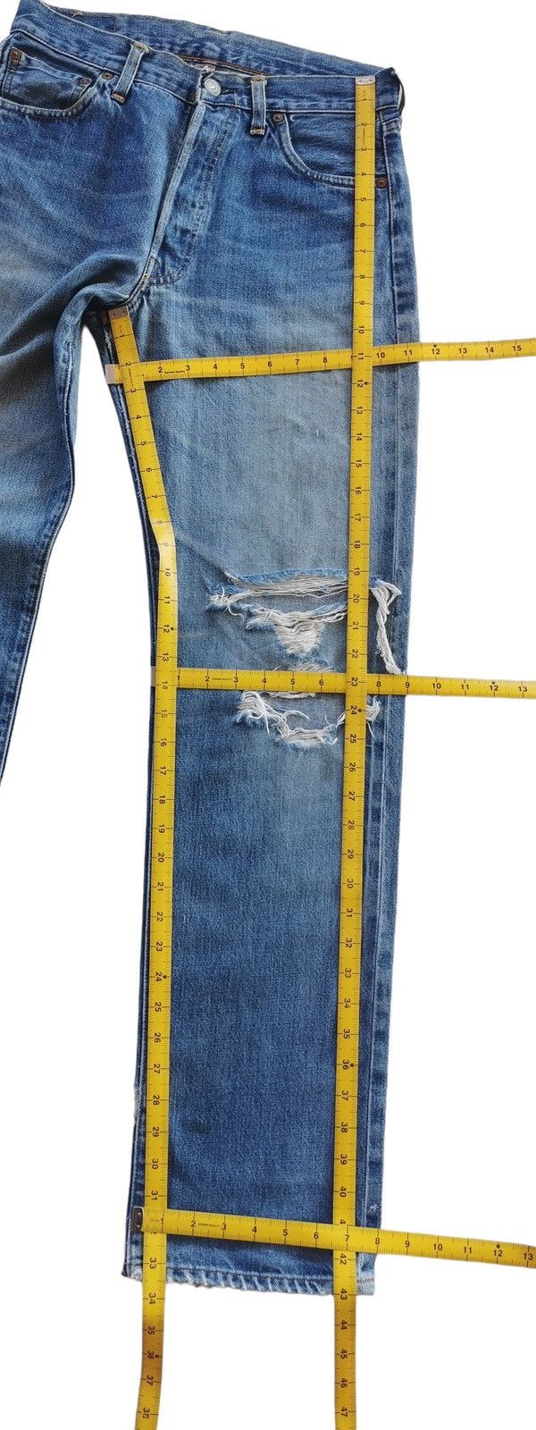Jean × Levi's × Nirvana Levis 501xx Selvedge Style Nirvana Size US 29 - 12 Thumbnail