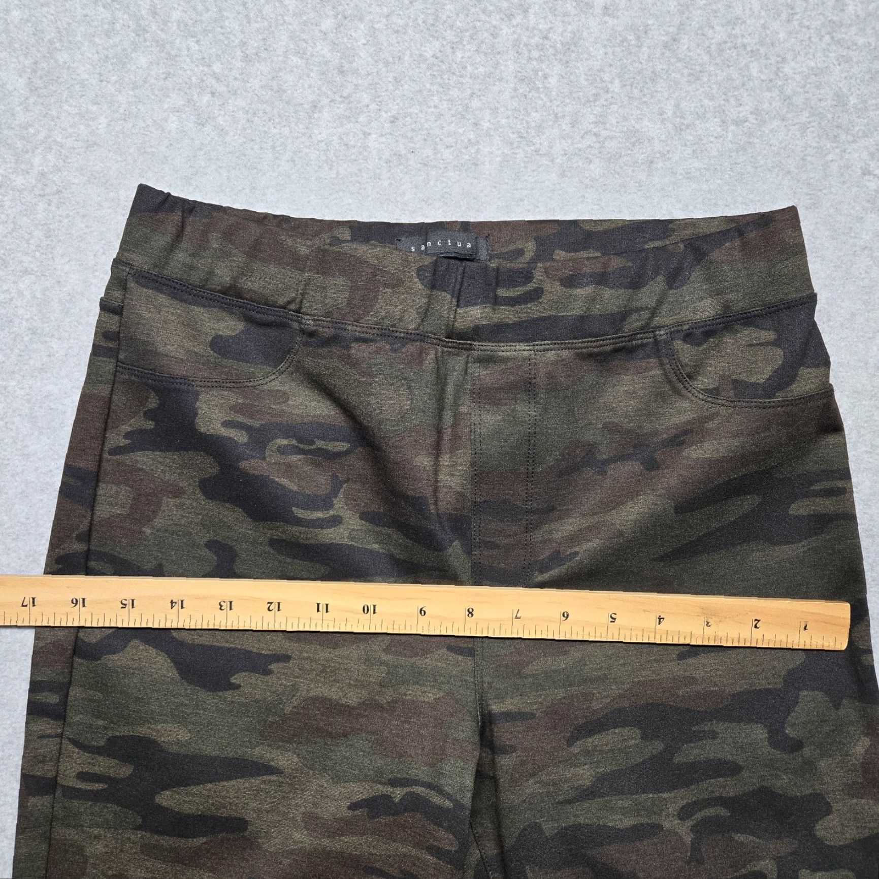 Sanctuary Sanctuary Green Camouflage Jeggings Womens Medium Pull-On Mid Rise Size 29" - 7 Thumbnail