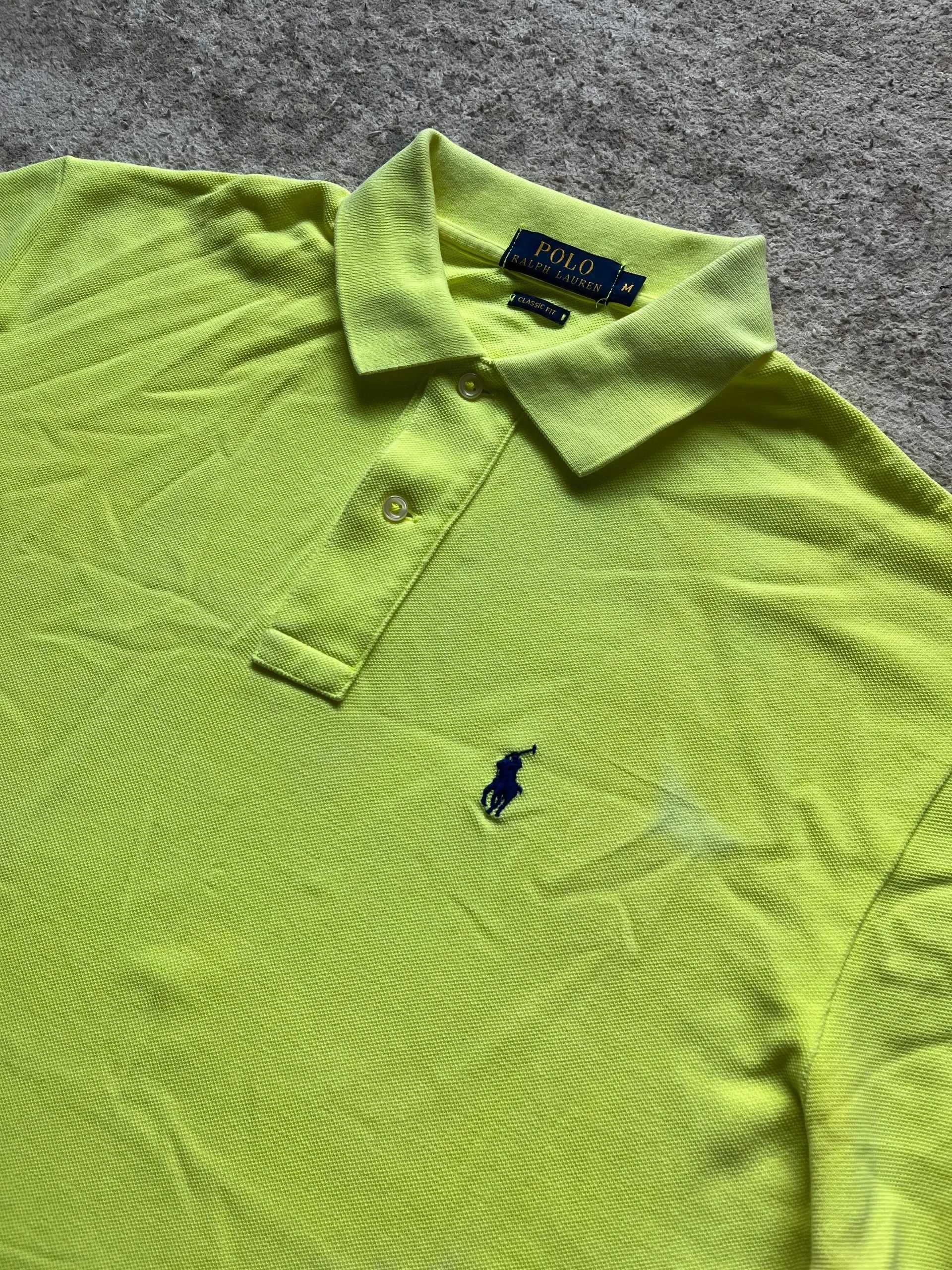 Polo Ralph Lauren Polo Ralph Lauren Small Pony Polo Shirt Acid Size M Size US M / EU 48-50 / 2 - 3 Thumbnail