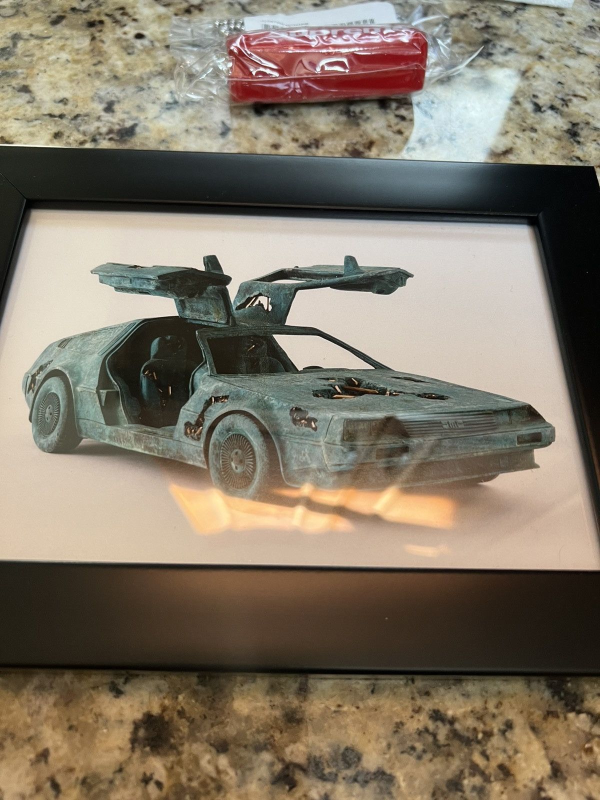 image of Daniel Arsham Delorean in White, Men's