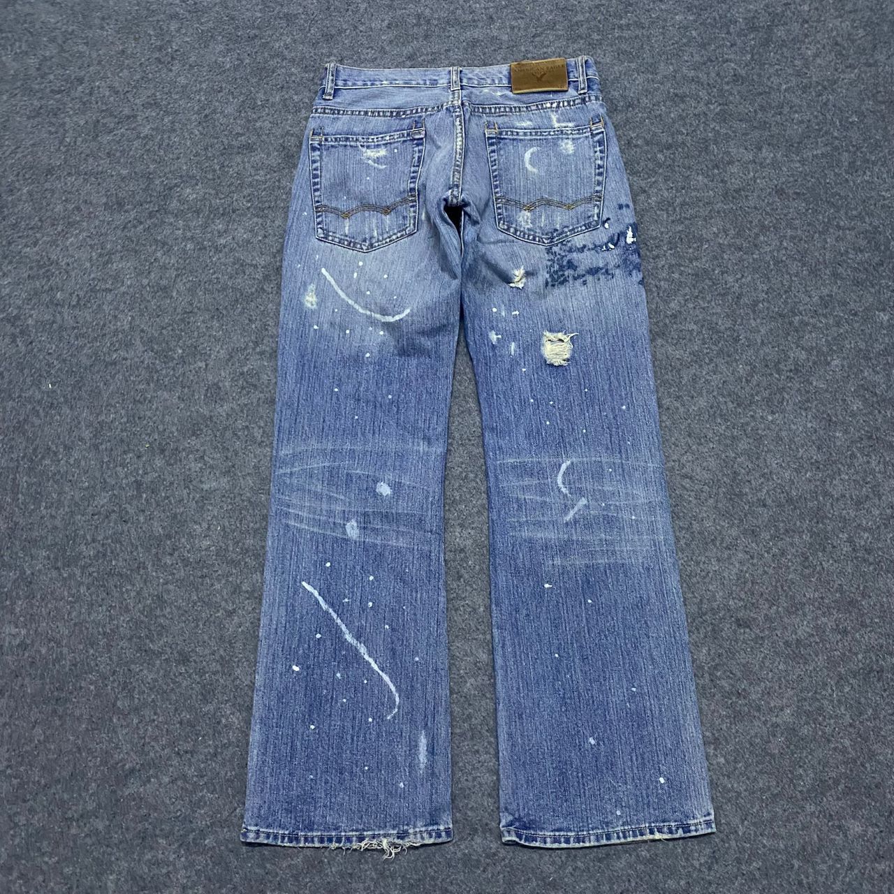 American Eagle Outfitters 💥Flare💥 American Eagle Qutfitters Distressed Denim Size US 31 - 2 Thumbnail