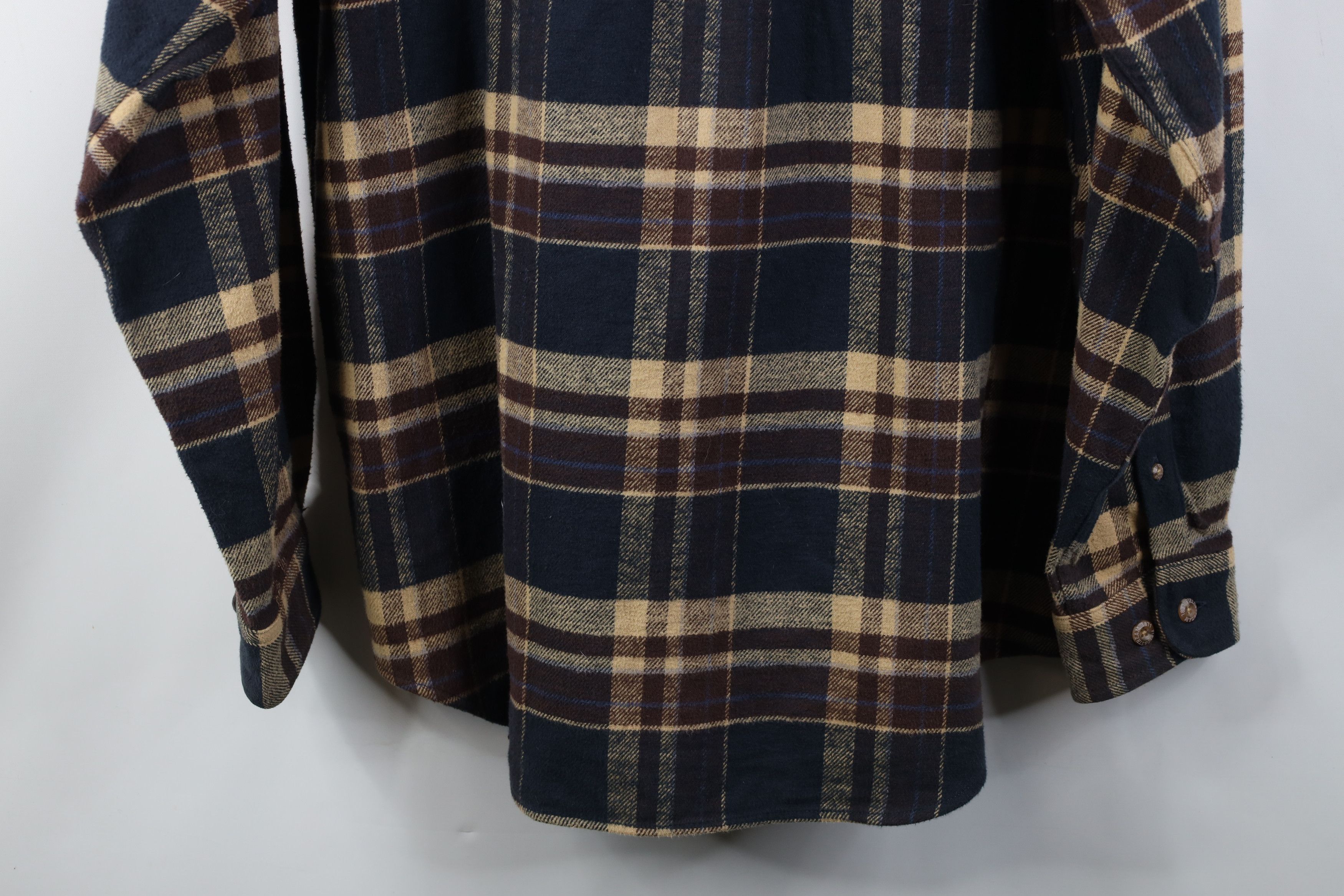Vintage Vintage 90s Y2K Streetwear Flannel Button Shirt Plaid Size US L / EU 52-54 / 3 - 10 Thumbnail