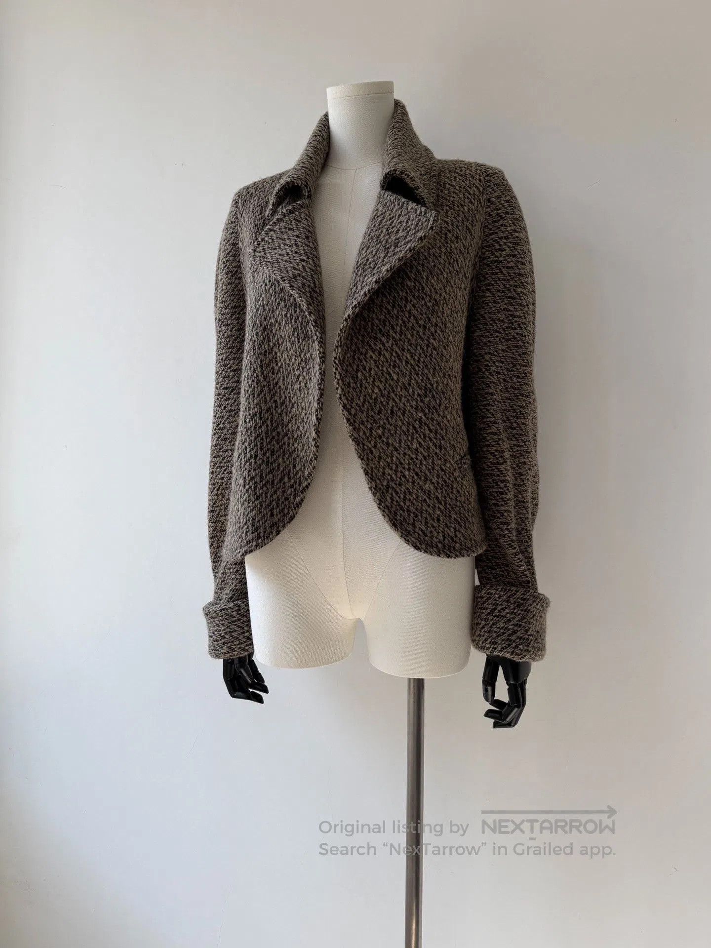 Yohji Yamamoto Yohji Yamamoto Y's 24AW Tweed Coat. Size M / US 6-8 / IT 42-44 - 4 Thumbnail