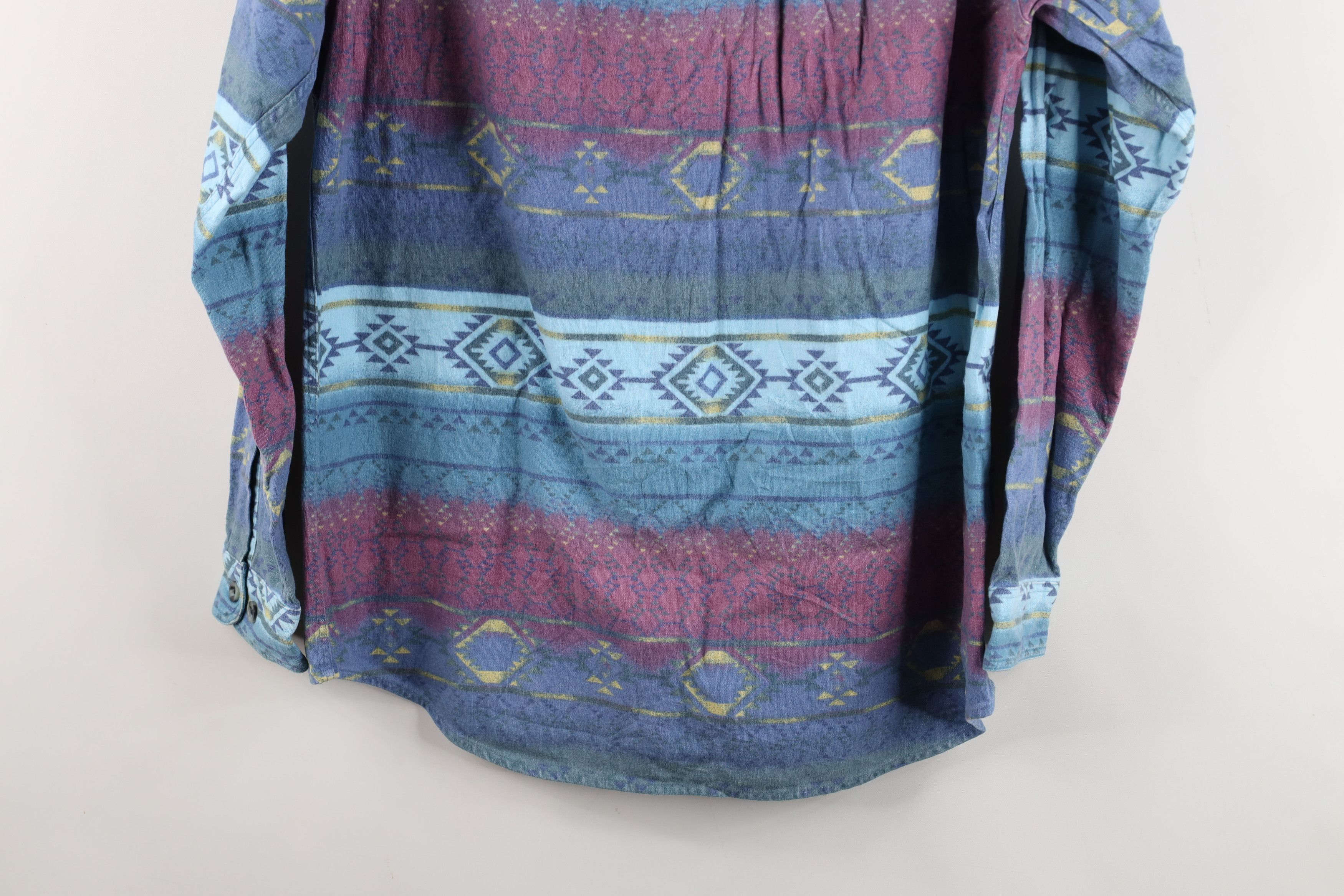 Cabelas Vintage 90s Cabelas Southwestern Chamois Cloth Button Shirt Size M / US 6-8 / IT 42-44 - 9 Thumbnail
