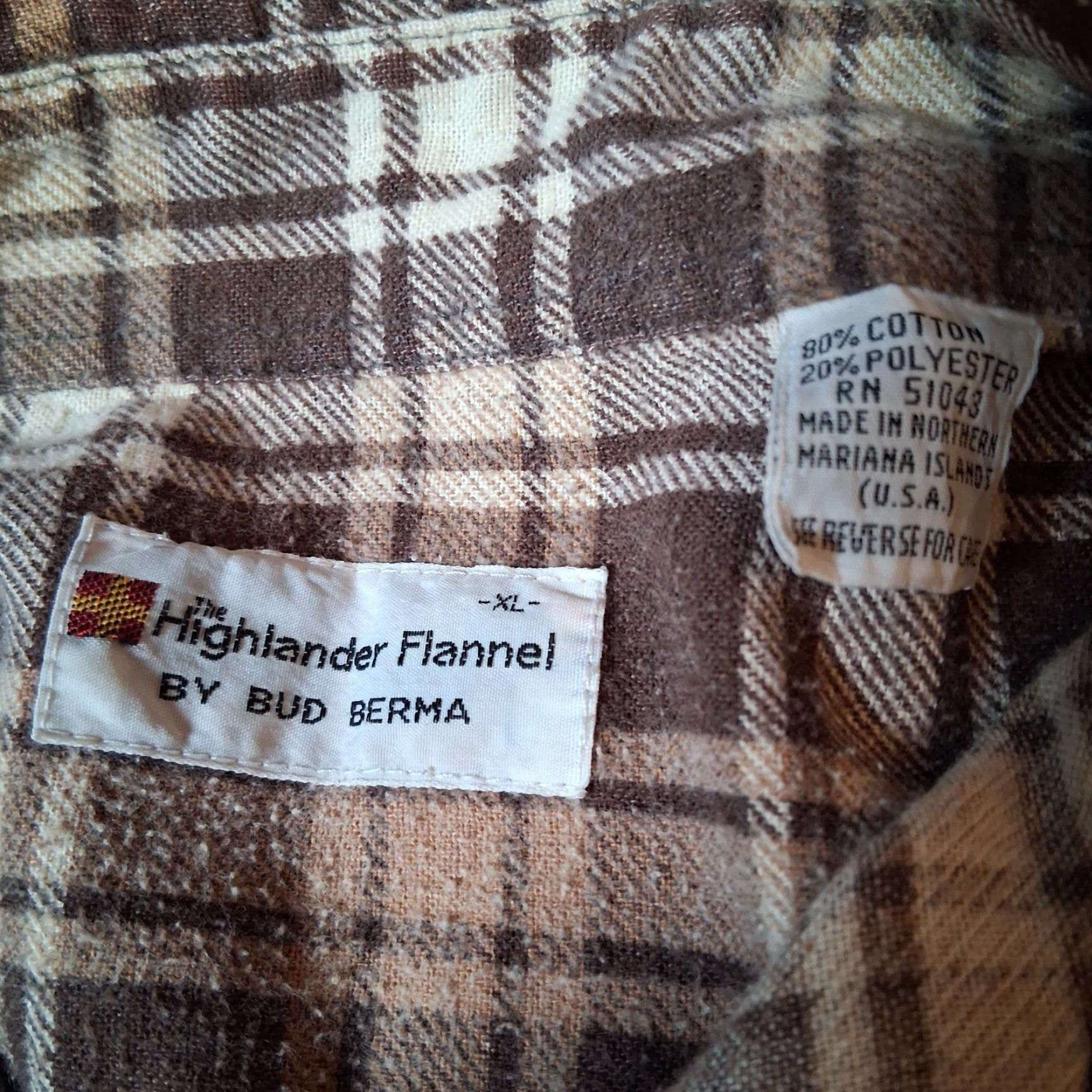 Vintage VINTAGE Bud Berma Highlander Flannel Shirt Men XL Brown Plaid Grunge Indie READ Shirt Men XL Brown Plaid Grunge Indie Vintage Size US XL / EU 56 / 4 - 4 Thumbnail