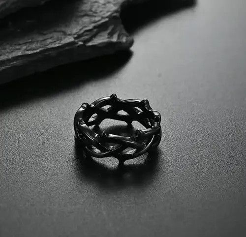 Jewelry Kuriyama x Kita Stainless Steel Vine Ring ( size 8-12 ) Size ONE SIZE - 3 Thumbnail