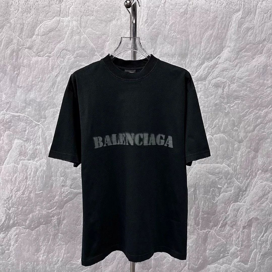 Balenciaga balenciaga ss24 fuzzy letter print t-shirt Size US XS / EU 42 / 0 - 1 Thumbnail