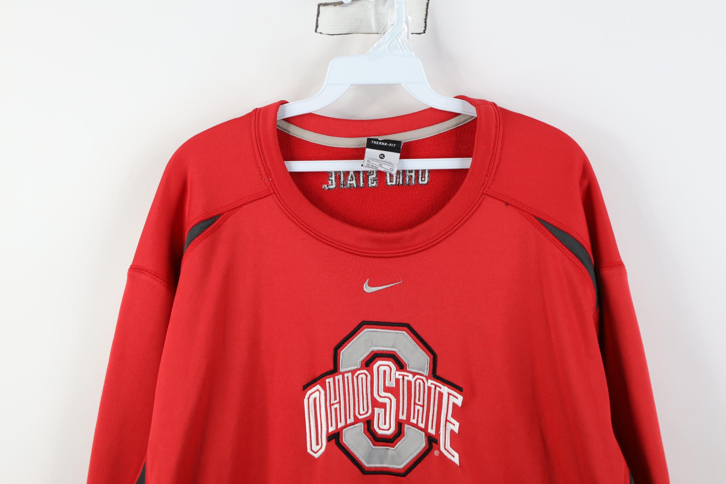 Nike Nike Therma Fit Mini Swoosh Ohio State University Sweatshirt Size US XL / EU 56 / 4 - 2 Thumbnail