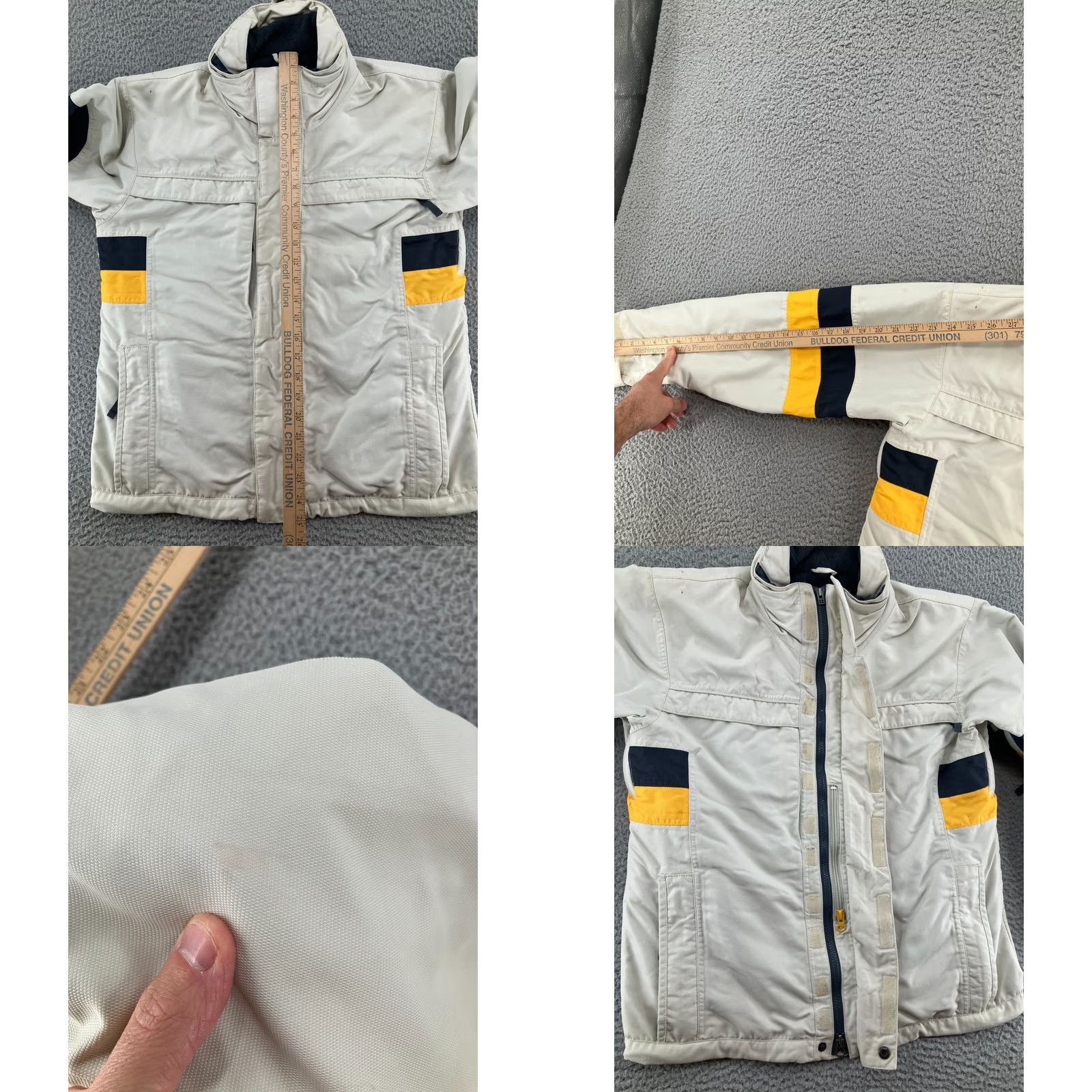 Burton Burton Jacket Womens Small White Universe Snowboard Skiing Fleece Lined Outdoors Size S / US 4 / IT 40 - 8 Thumbnail