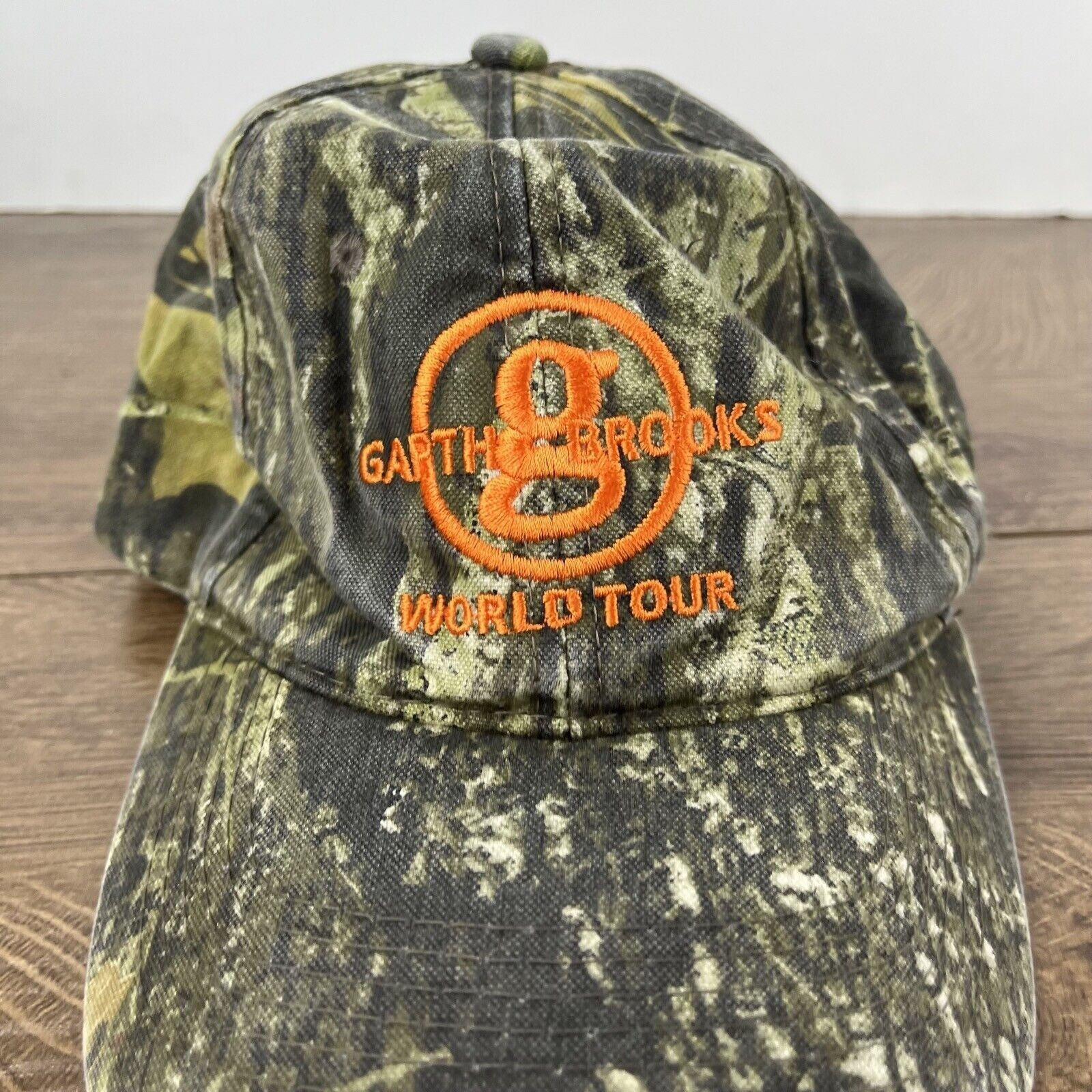 Other Garth Brooks Hat World Tour Hat Green Camo Cap Adjustable Ca Size ONE SIZE - 6 Thumbnail