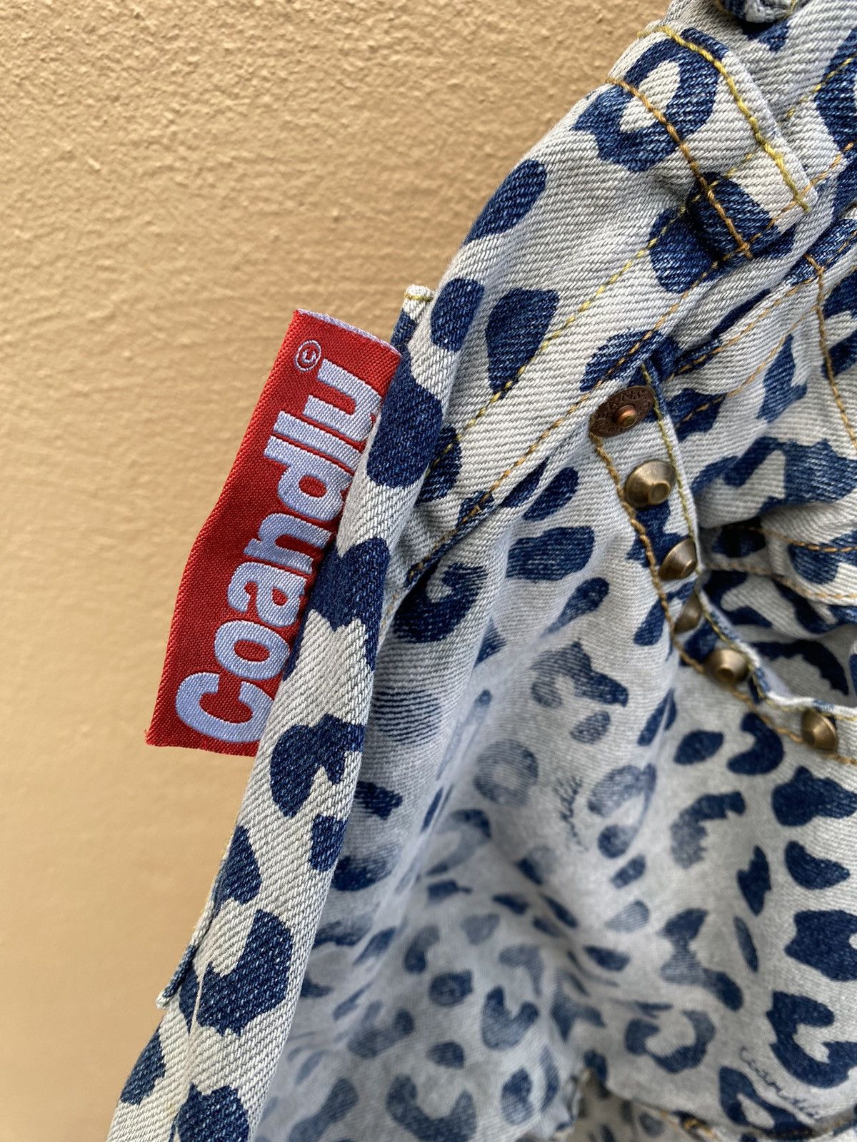 Hysteric Glamour × Japanese Brand Co&Lu Leopard Camo Jeans Size US 32 / EU 48 - 10 Thumbnail