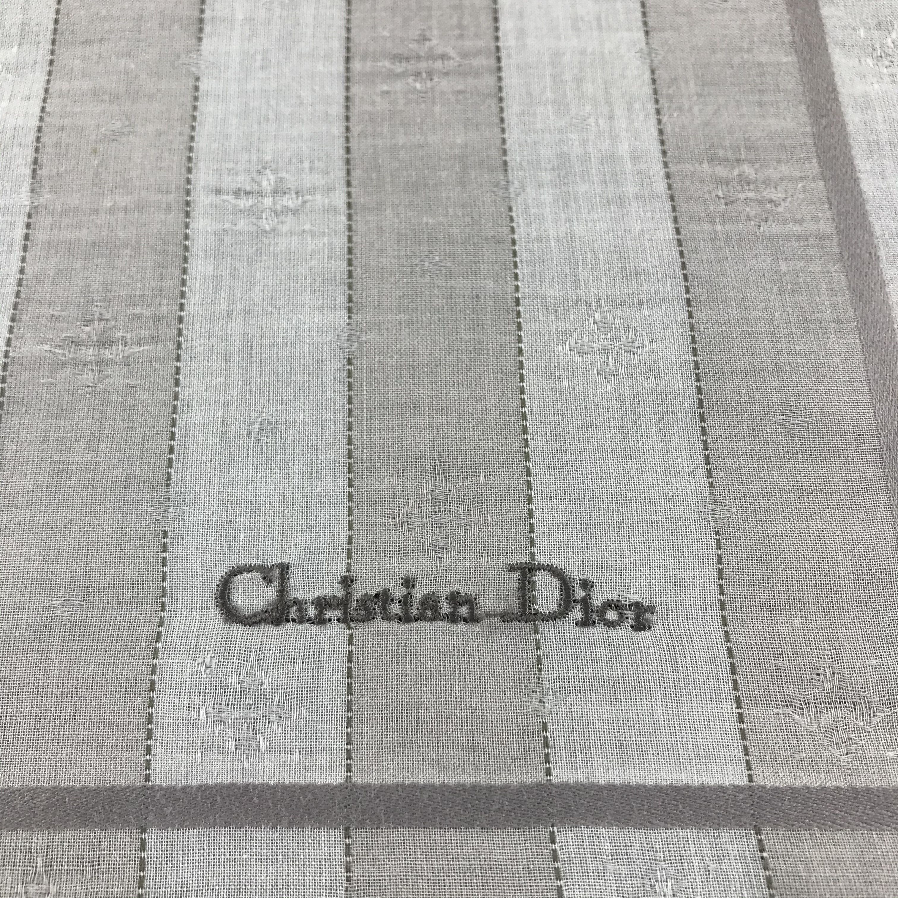 Christian Dior Monsieur Christian Dior Handkerchief Neckerchief Bandana H246 Size ONE SIZE - 5 Thumbnail