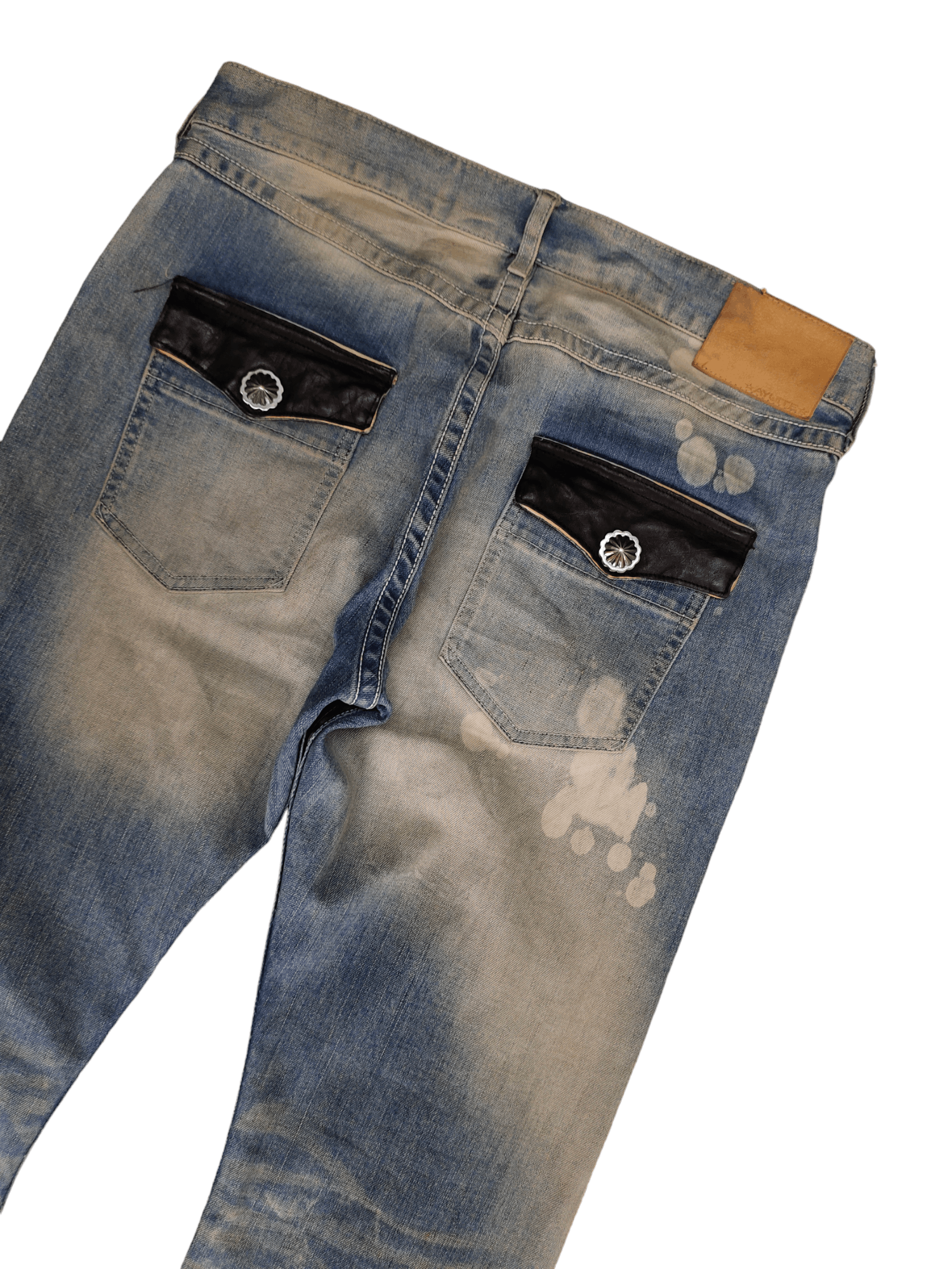 Issey Miyake Flare Jeans Ayuite Issey Miyake Distress Faded Bootcut Y2k Size US 34 / EU 50 - 12 Thumbnail