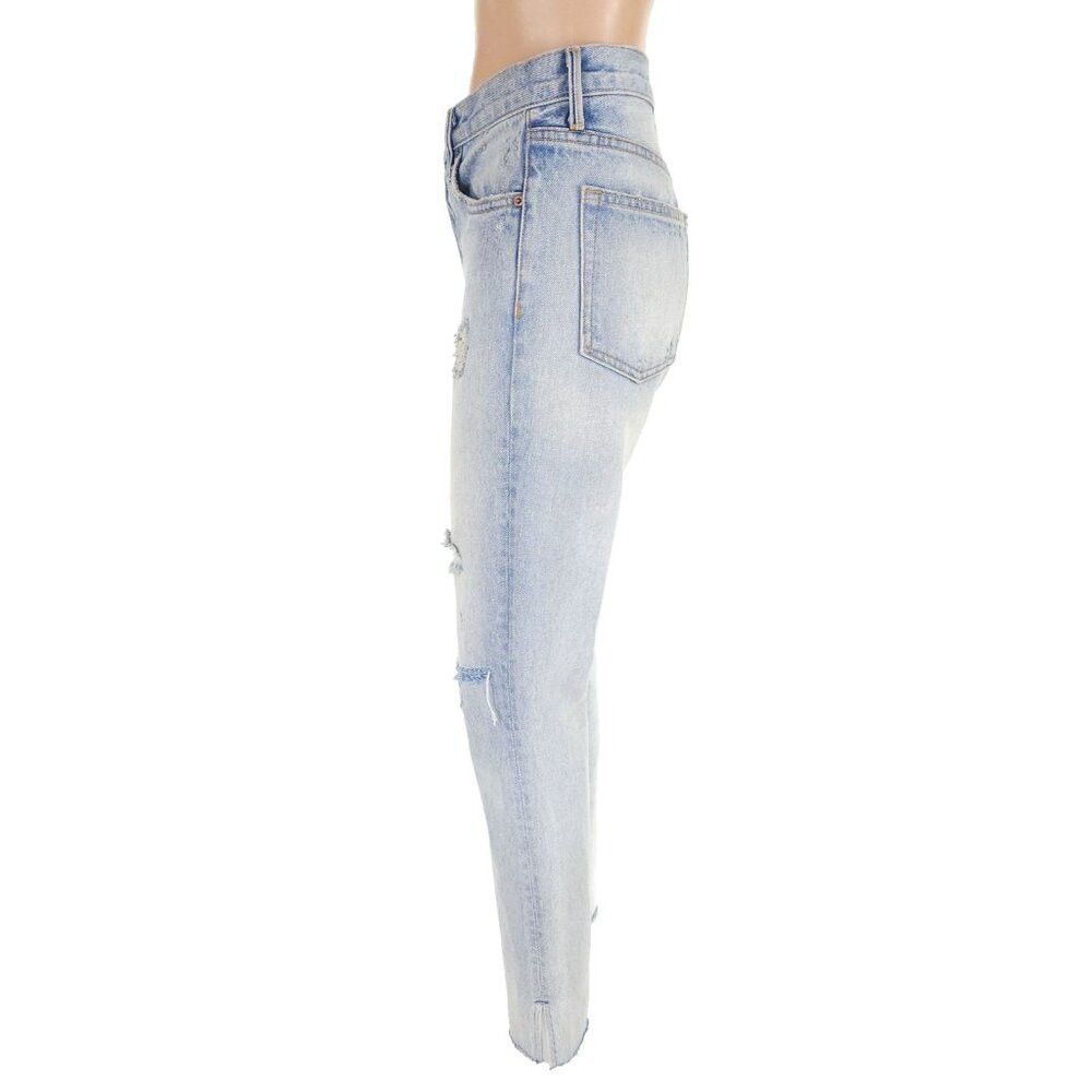 GRLFRND GRLFRND Karolina High-Rise Raw Edge Jeans 24 XXS Dont Cry Size 25" / US 0 / IT 36 - 6 Thumbnail
