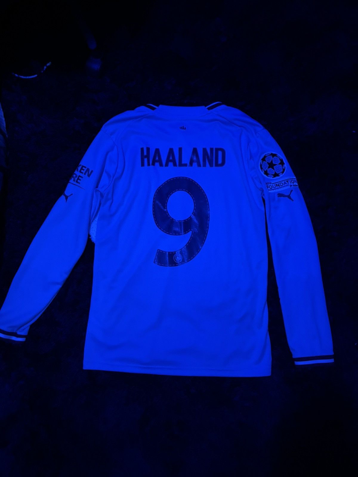 Puma MANCHESTER CITY ERLING HAALAND L/S JERSEY Size US S / EU 44-46 / 1 - 2 Thumbnail