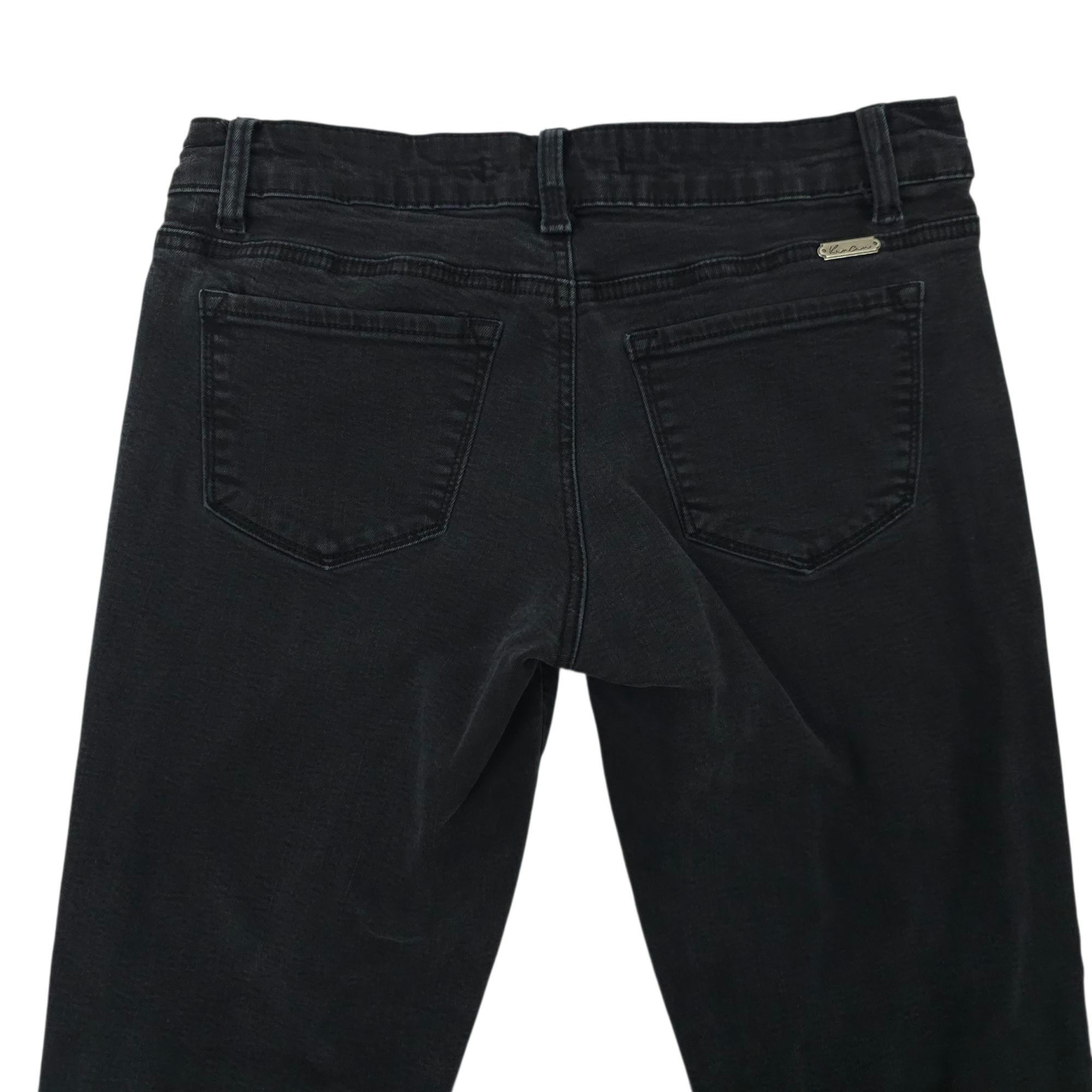 Kancan USA KanCan Ankle Zip Mid Rise Jeans Womens Size 27 Black Stretch Size 29" - 11 Thumbnail