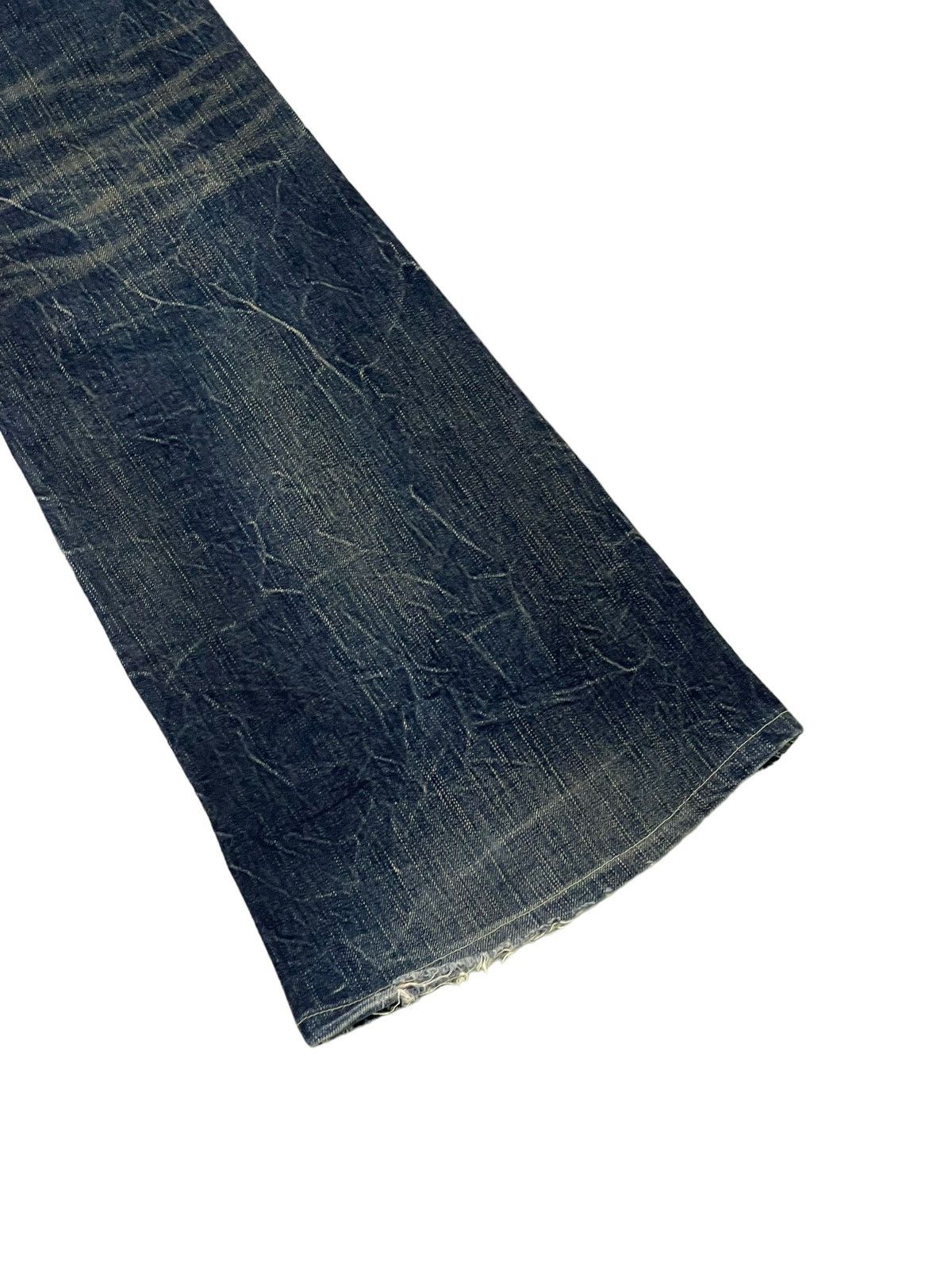 Japanese Brand Flare Jeans Brappers Japan Distres Low Rise Bell Bottom 7🟦1 Size US 28 / EU 44 - 14 Thumbnail