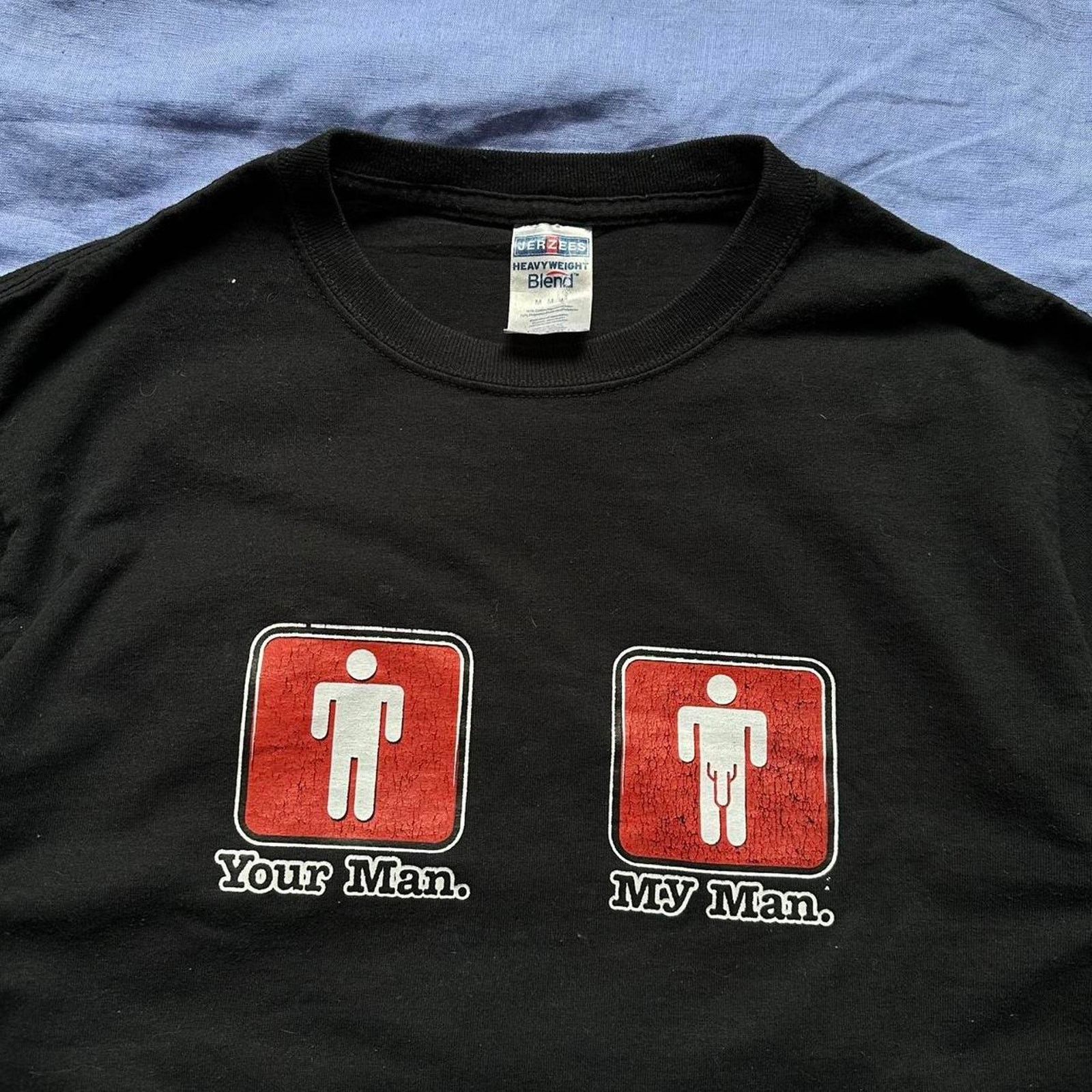 Vintage Vintage y2k funny adult sex tee Size US L / EU 52-54 / 3 - 1 Thumbnail