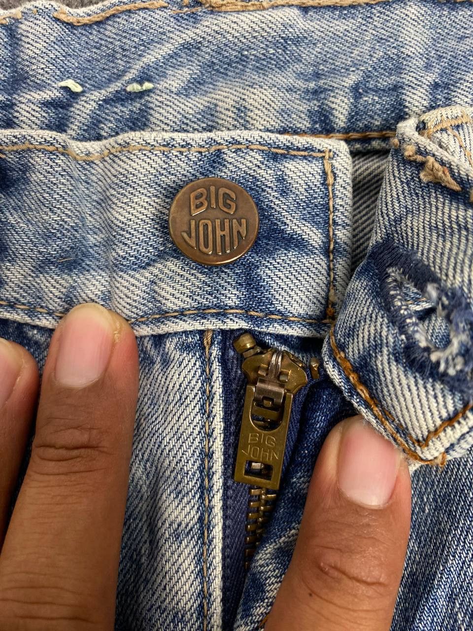 Big John vintage big john lightwash denim nice design Size US 30 / EU 46 - 12 Thumbnail