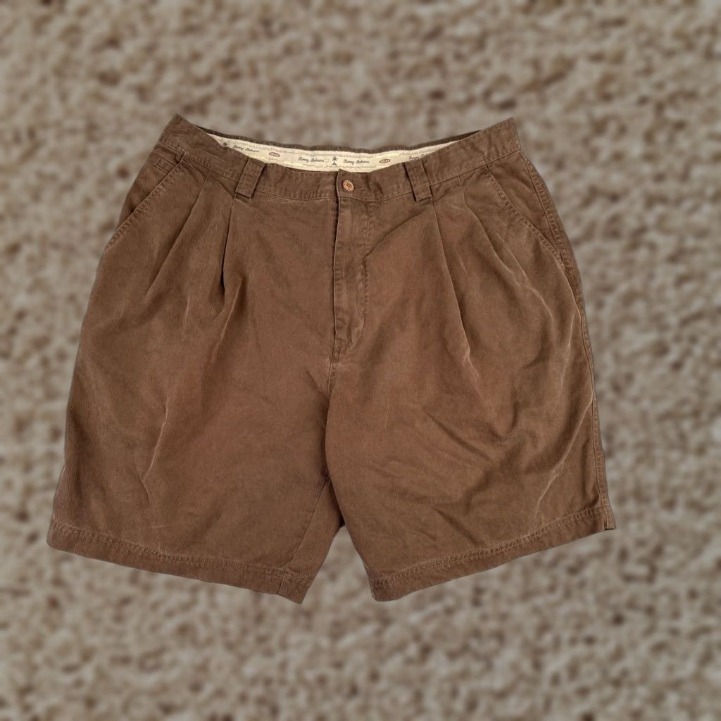 Tommy Bahama Tommy Bahama Shorts Men Bermuda 38x9 Brown Cotton Silk Relaxed Pockets Logo Easy Care Quick Dry - Vintage: No Size US 38 / EU 54 - 1 Thumbnail