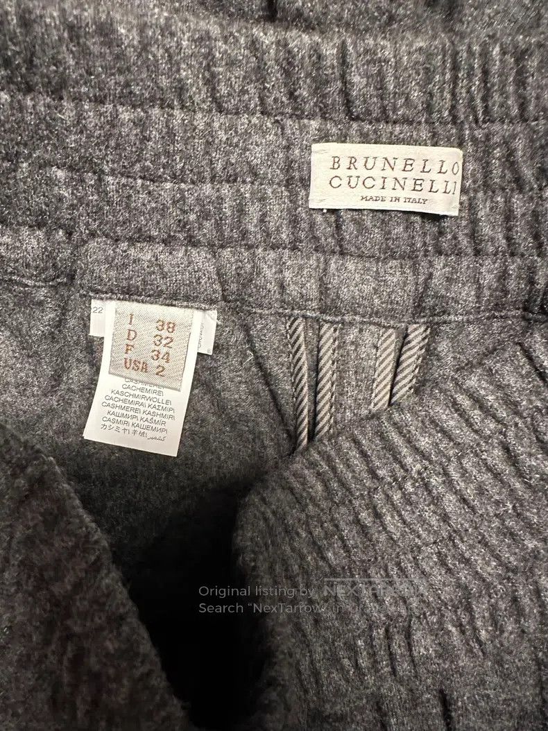 Brunello Cucinelli Brunello Cucinelli Cashmere Casual Pants Size 25" / US 0 / IT 36 - 6 Thumbnail