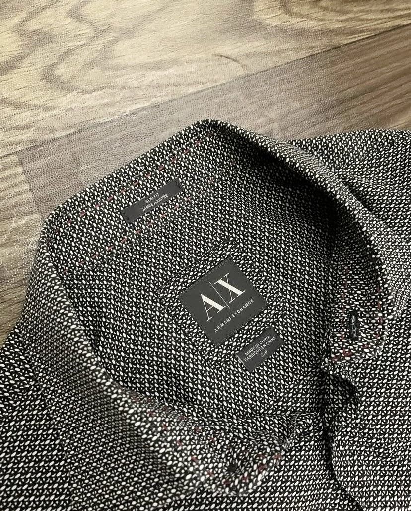 Armani Exchange Mens Shirt ARMANI EXCHANGE Cotton Pattern Long Sleeve Size US S / EU 44-46 / 1 - 4 Thumbnail