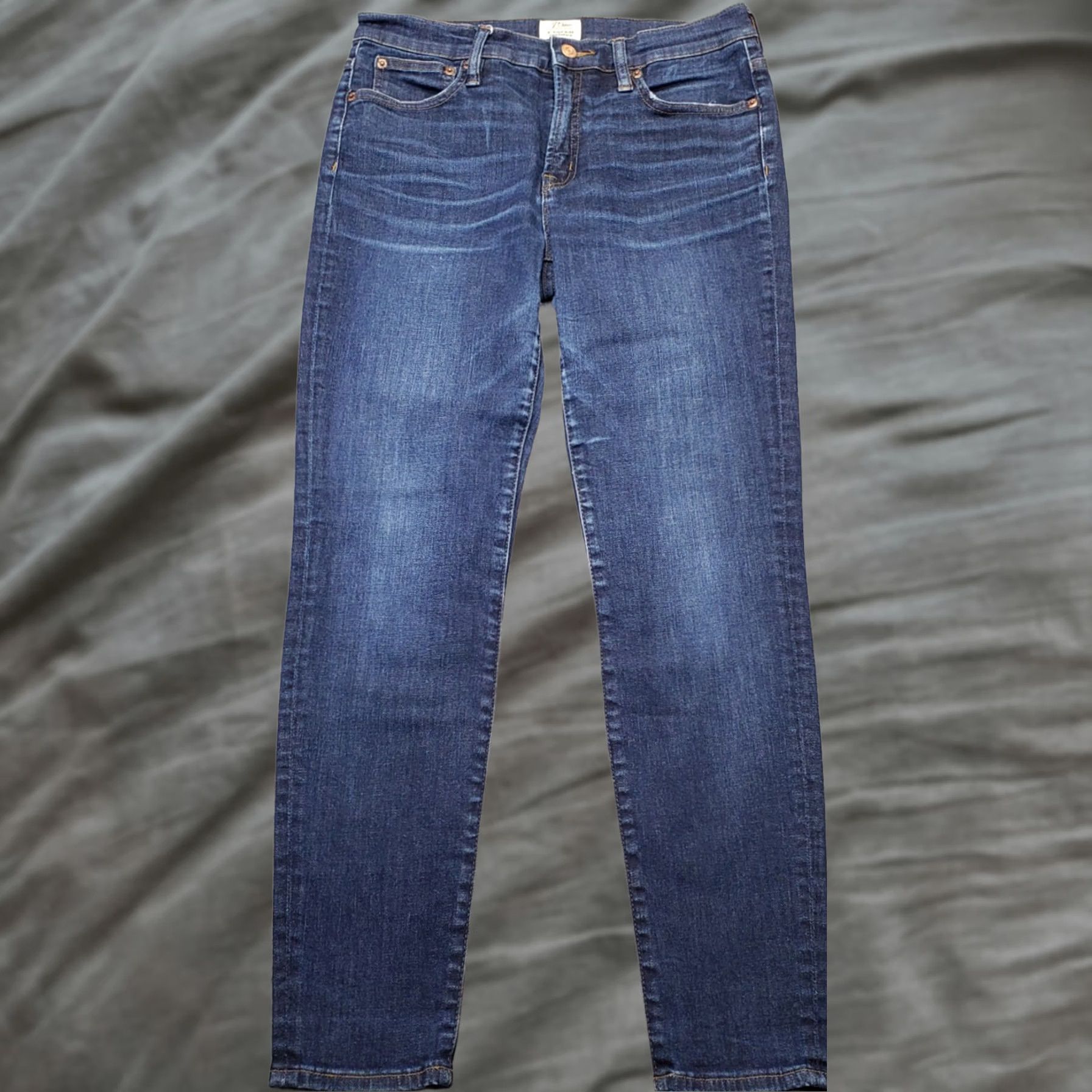 J.Crew J.CREW Jeans Womens 29 Blue Denim Stretch High-Rise Toothpick Skinny, 5-Pocket, Regular Fit, Cotton Denim Jeans Size 29" - 1 Thumbnail