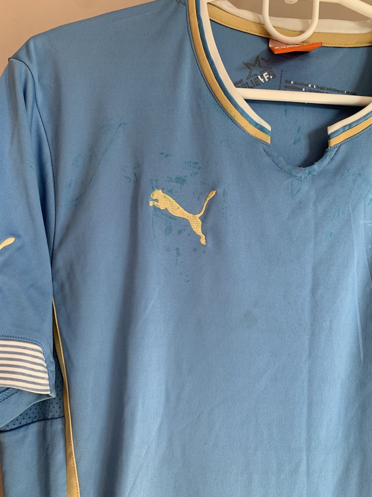 Puma Uruguay Home Football Shirt Puma Soccer Jersey Size M Size US M / EU 48-50 / 2 - 5 Thumbnail
