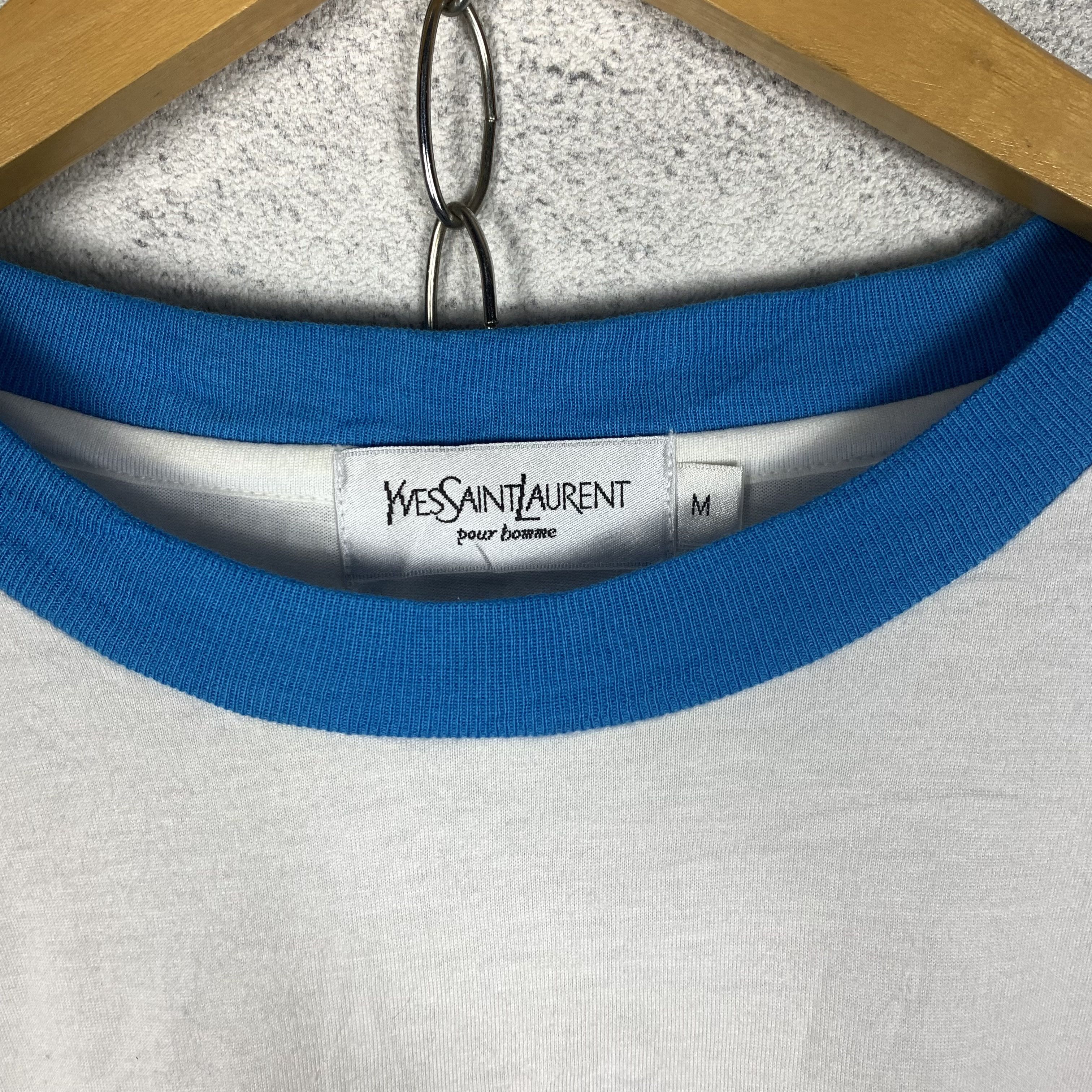 Yves Saint Laurent Vintage Yves Saint Laurent YSL Longsleeve Tshirt Size US M / EU 48-50 / 2 - 4 Thumbnail