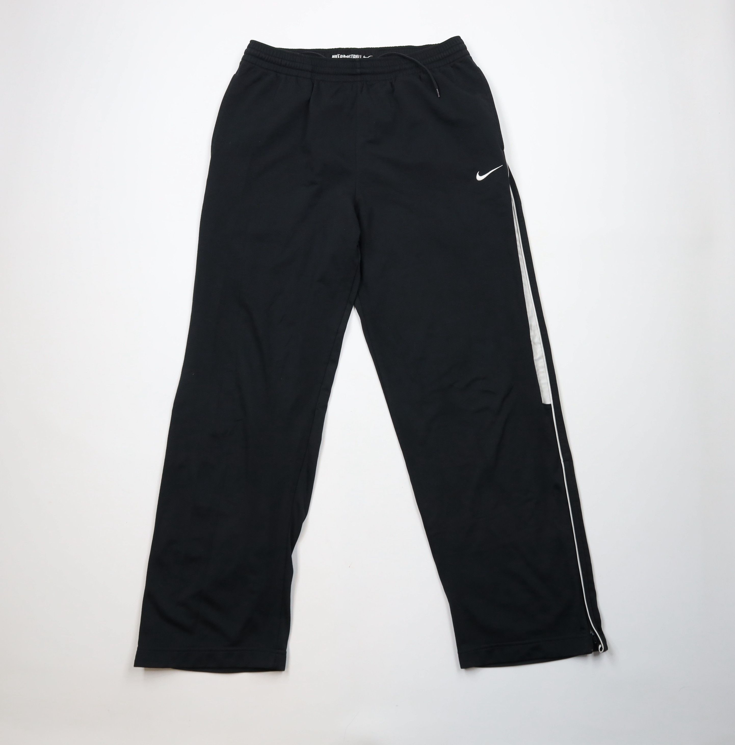 Nike × Vintage Vintage Nike Basketball Mini Swoosh Wide Leg Sweatpants Size US 36 / EU 52 - 1 Thumbnail