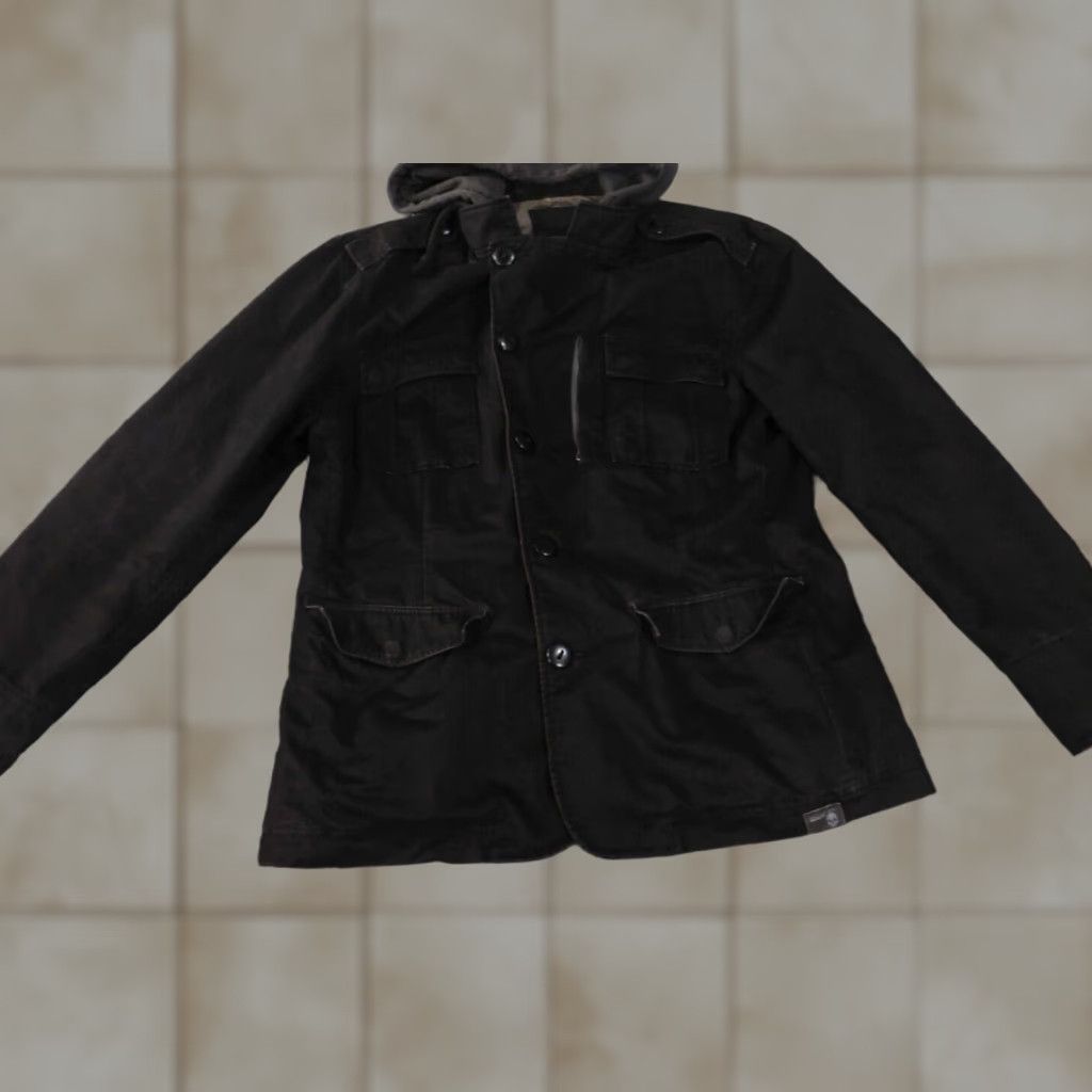 Calvin Klein Calvin Klein Jacket Mens XL black bomber zip Pockets Logo Knit Bomber Casual Fall Winter Regular Size US XL / EU 56 / 4 - 1 Thumbnail