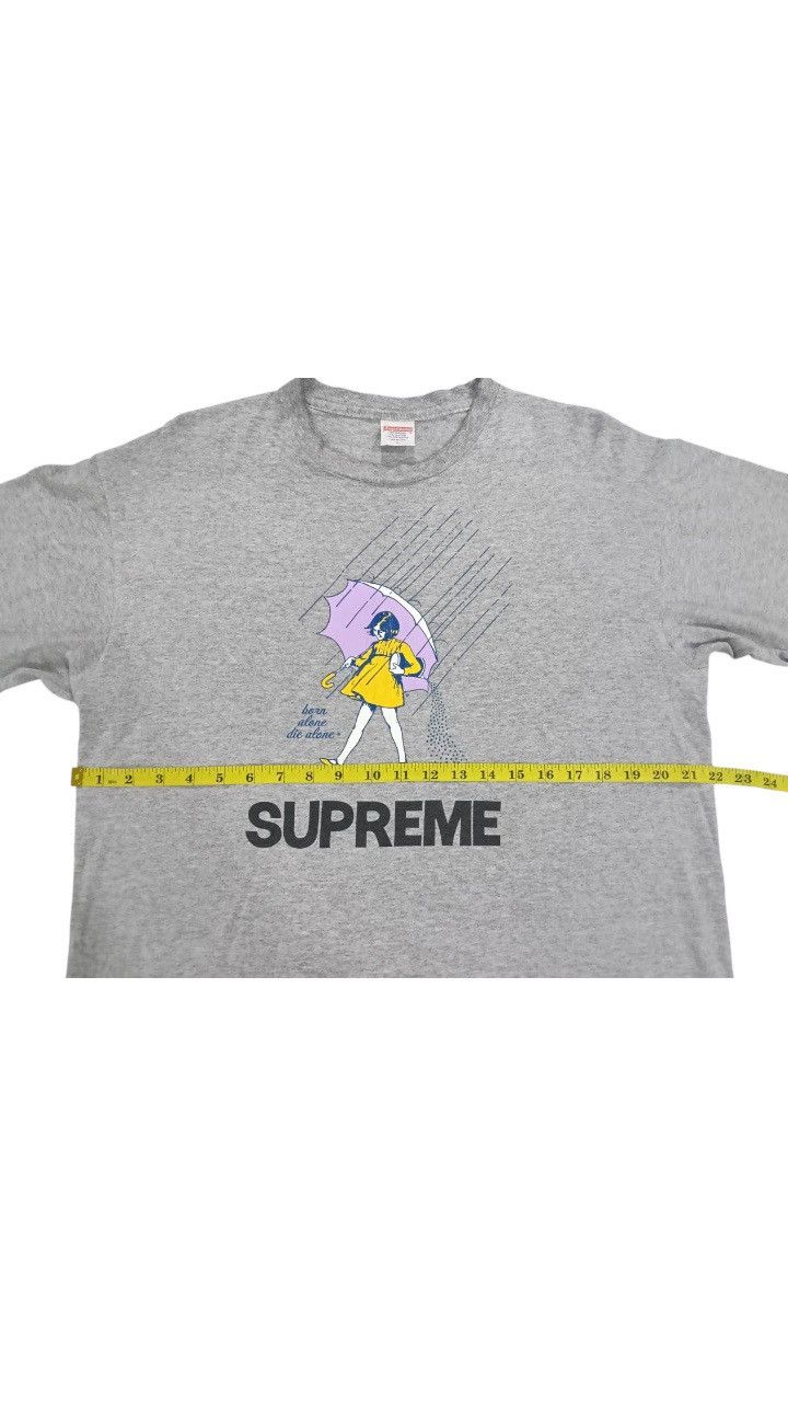 Supreme SUPREME MORTON SALT BORN ALONE DIE ALONE TEE Size US L / EU 52-54 / 3 - 3 Thumbnail