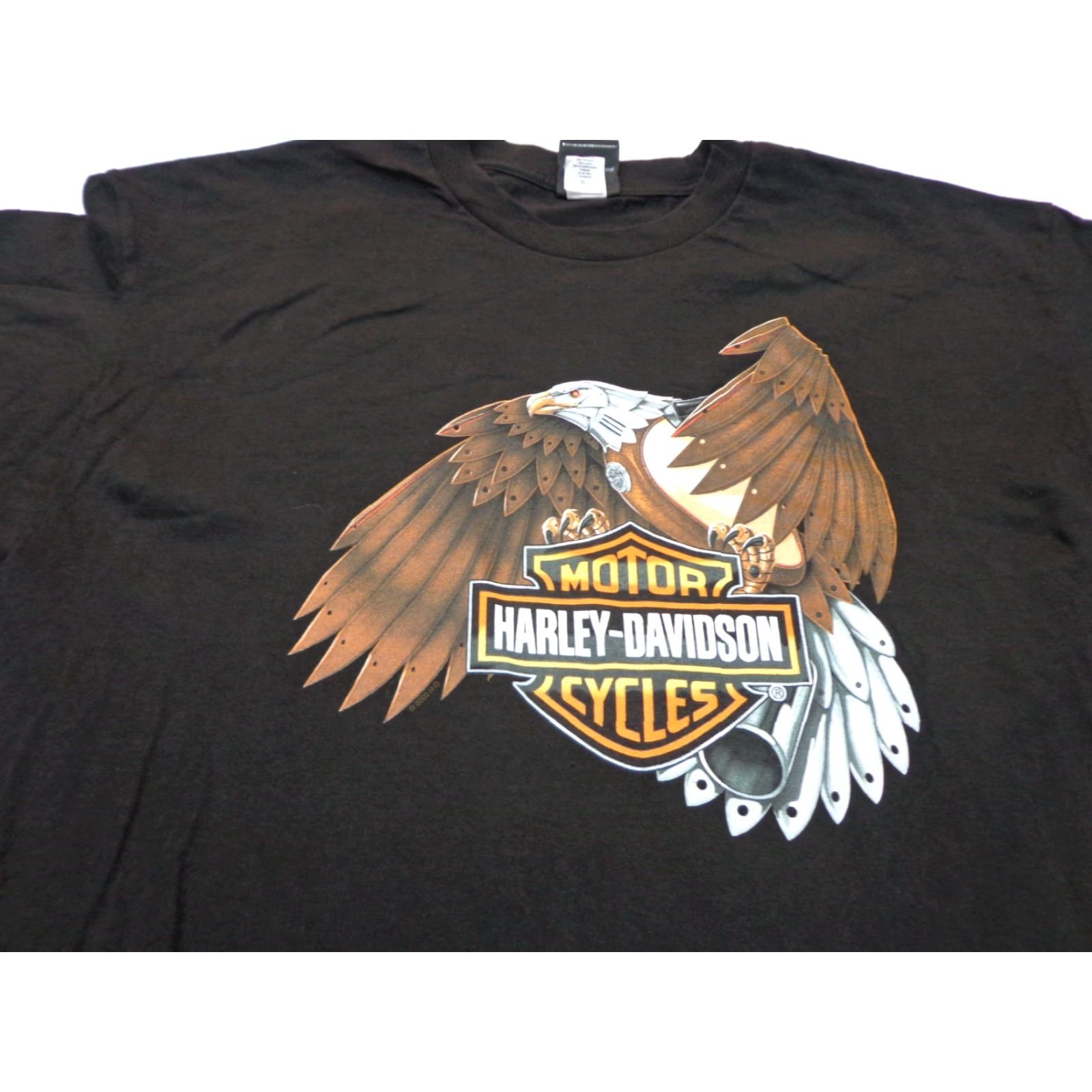 Harley Davidson Harley-Davidson T Shirt Fort Lauderdale Florida Alligator Alley Motorcycle Size XL Black Cotton Crew Neck Short Sleeve Mens Modern Regular Fit Size US XL / EU 56 / 4 - 2 Thumbnail