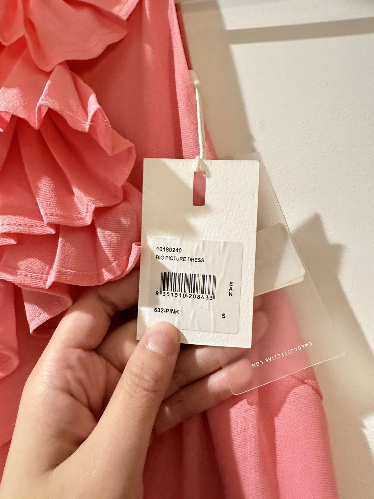 Other CMEO Pink ruffle halter neck mini dress size S Size S / US 4 / IT 40 - 7 Thumbnail
