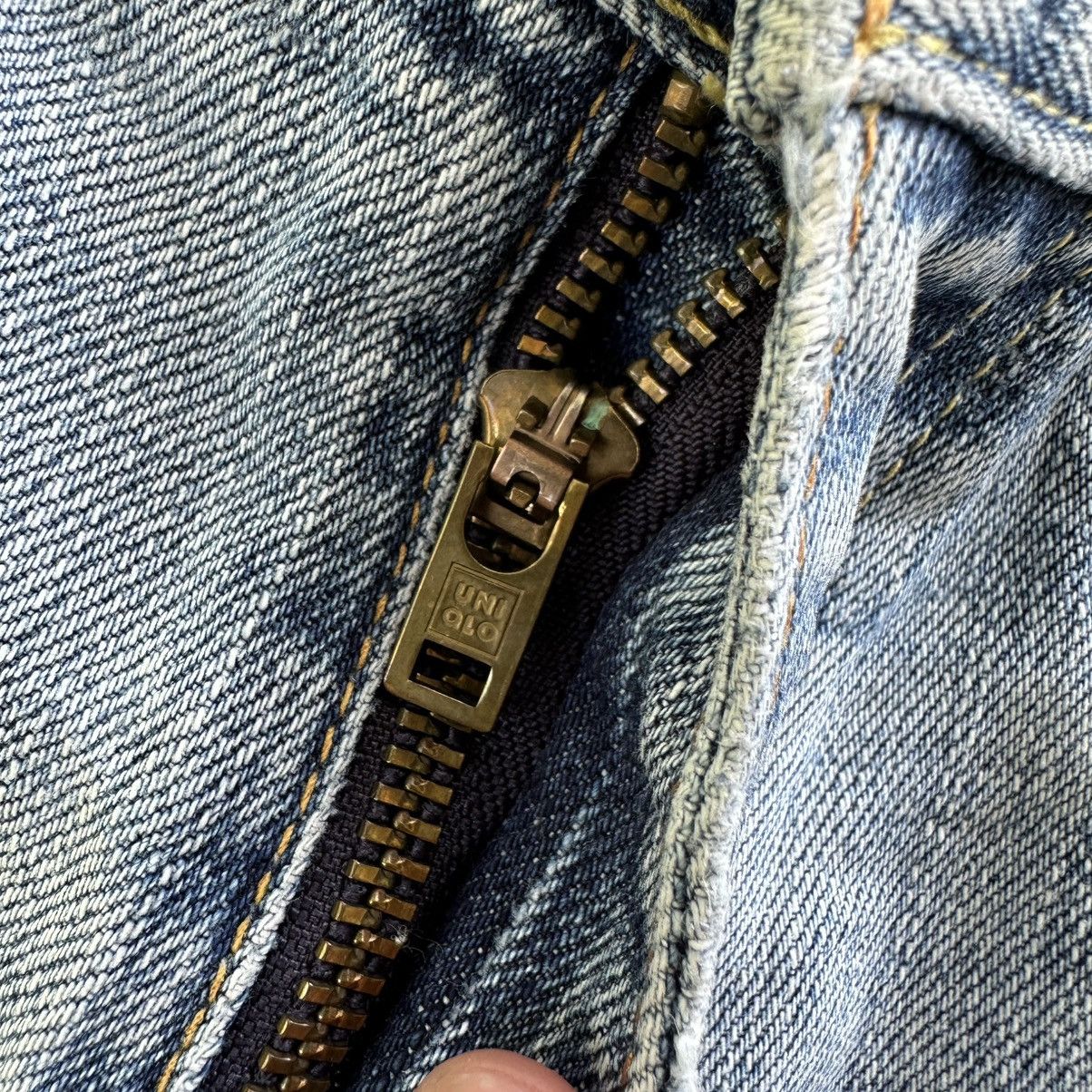 Japanese Brand Vintage Japanese Distressed Faded Denim Jean Pant W30 Size US 30 / EU 46 - 5 Thumbnail