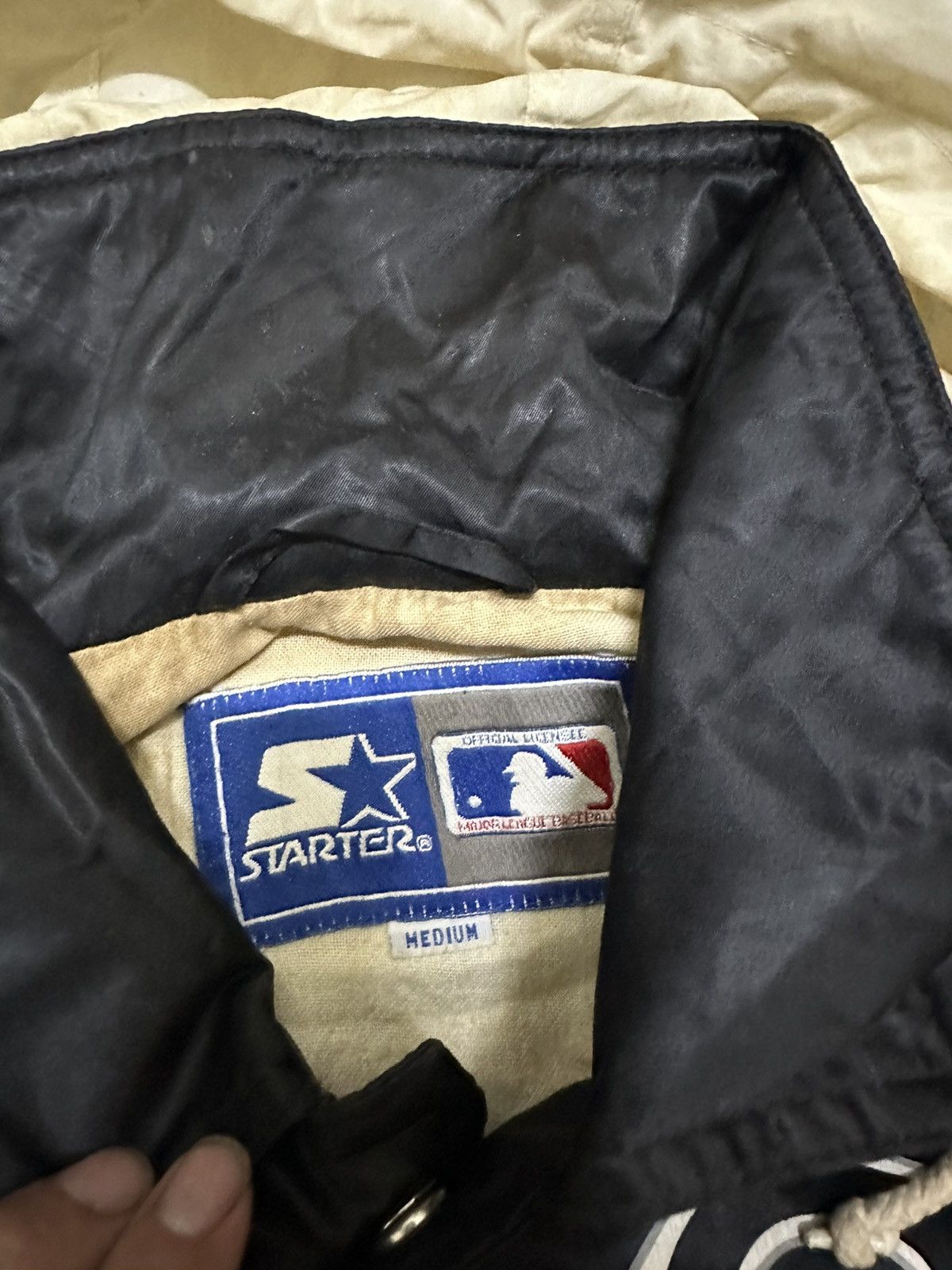 Starter Vintage Chicago White Sox Coach Jacket BigLogo Design Hoodie Size US M / EU 48-50 / 2 - 8 Thumbnail