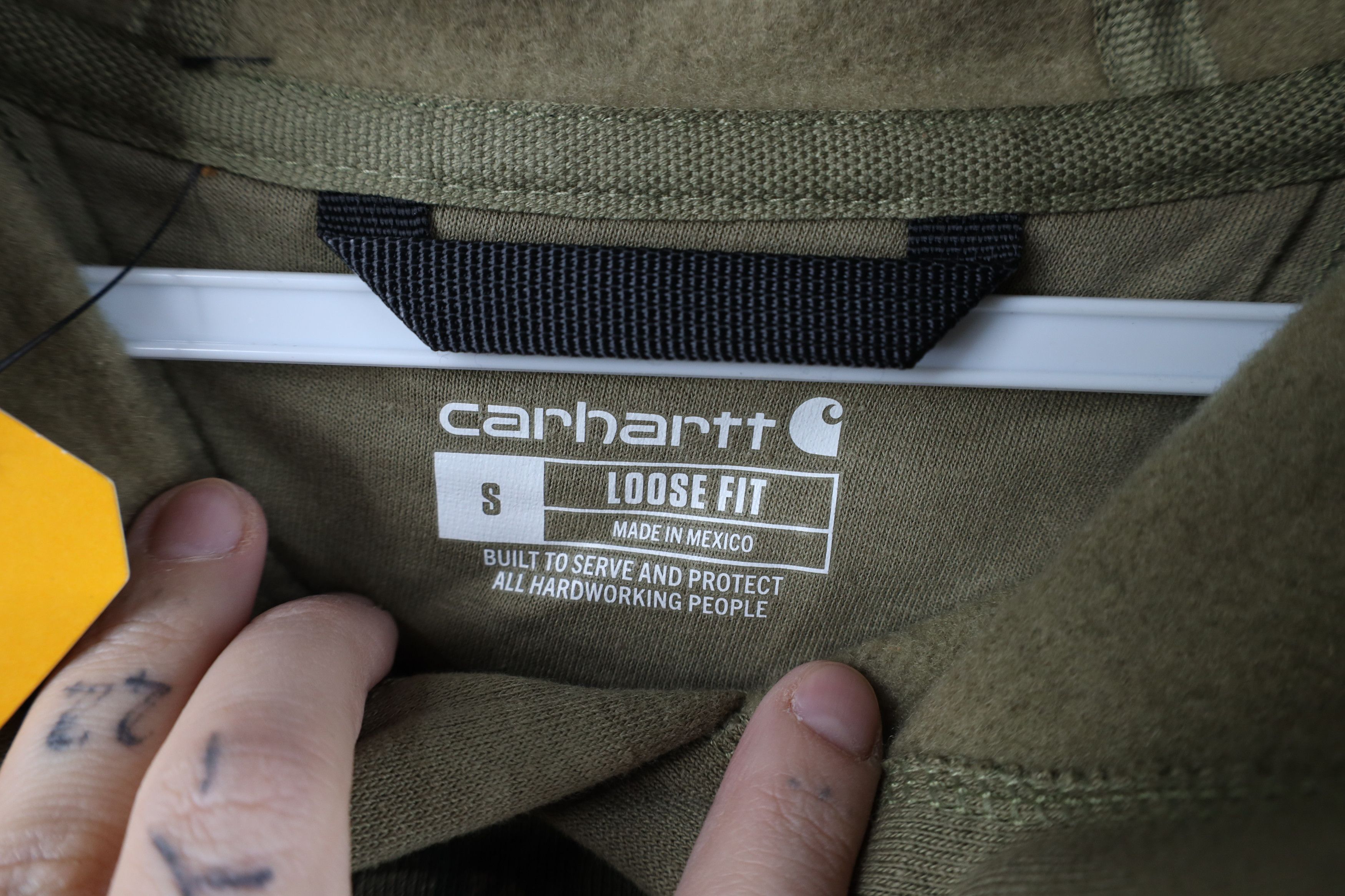 Carhartt New Carhartt Loose Fit Camouflage Hoodie Sweatshirt Green Size US S / EU 44-46 / 1 - 10 Thumbnail