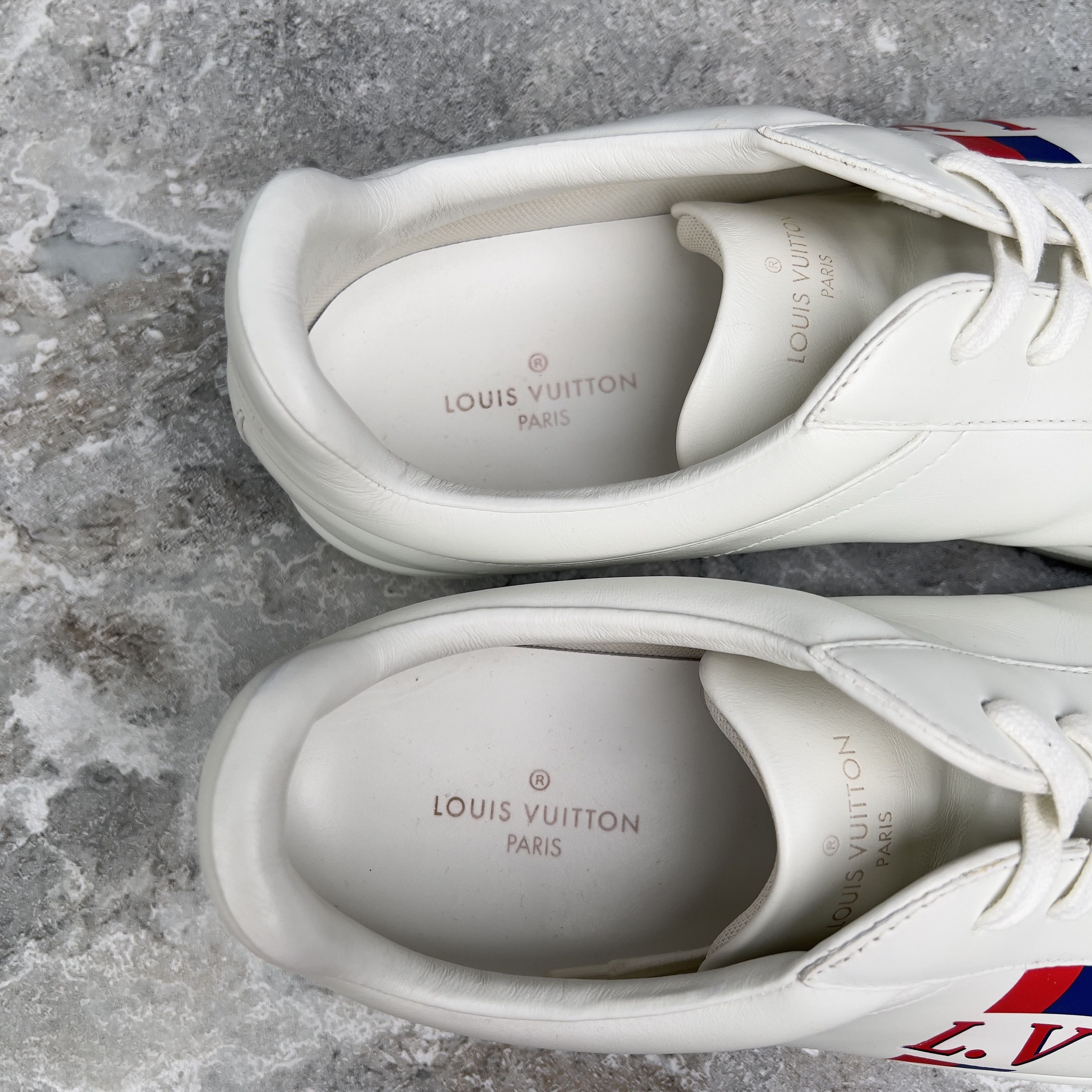 Louis Vuitton Louis Vuitton Luxembourg Sneakers Logo Leather Size US 10 / EU 43 - 10 Thumbnail