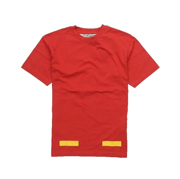 Off-White Red Short-Sleeve T-Shirt 0079