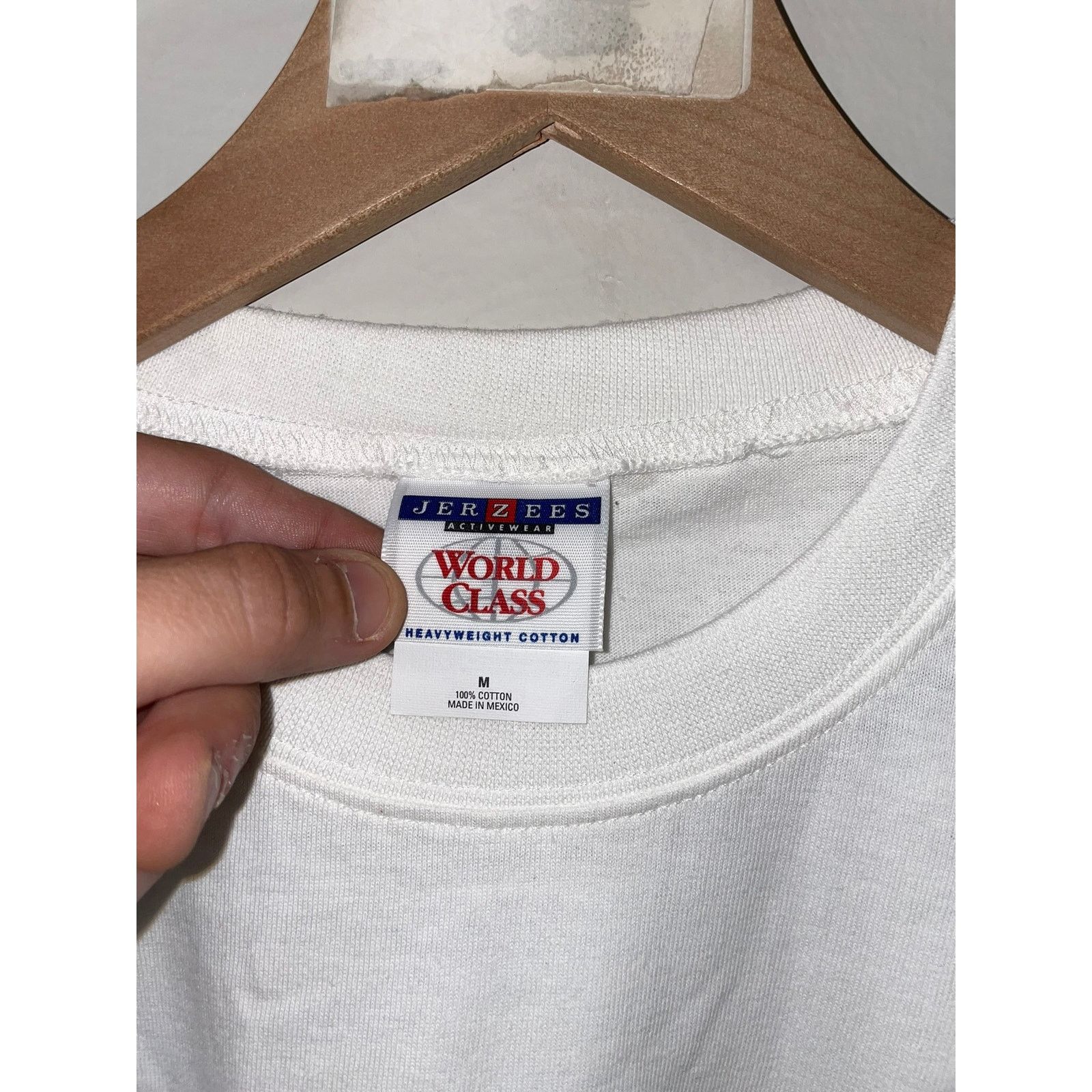 Jerzees Vintage Dallas Texas Shirt Southfork Ranch Western White Tee Size US M / EU 48-50 / 2 - 3 Thumbnail