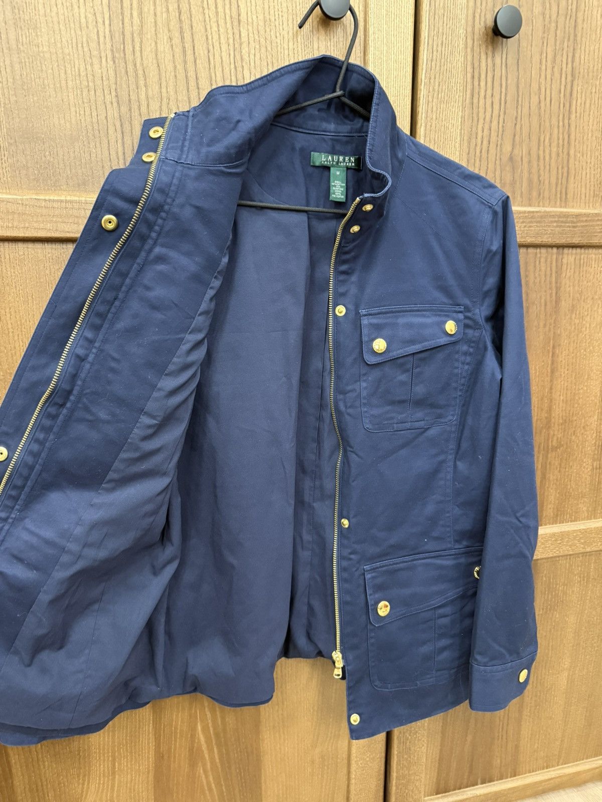 Ralph Lauren Vintage Ralph Lauren Navy Blue Jacket Womens Short Trench Size M / US 6-8 / IT 42-44 - 5 Thumbnail