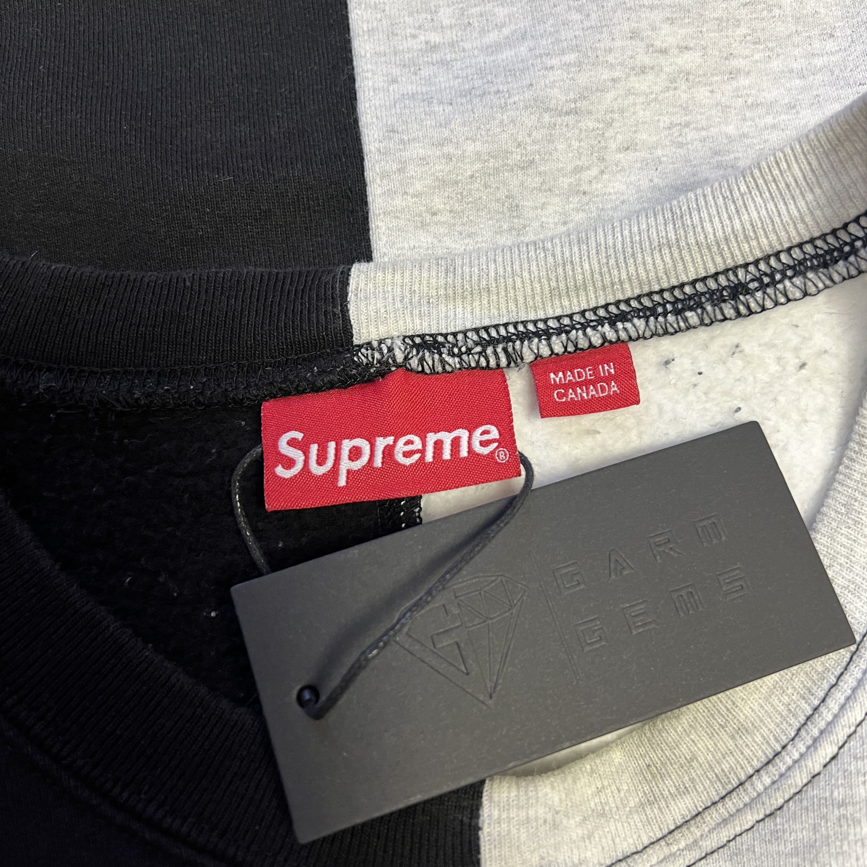 Supreme Supreme Split Crewneck Sweatshirt Size US XL / EU 56 / 4 - 6 Thumbnail