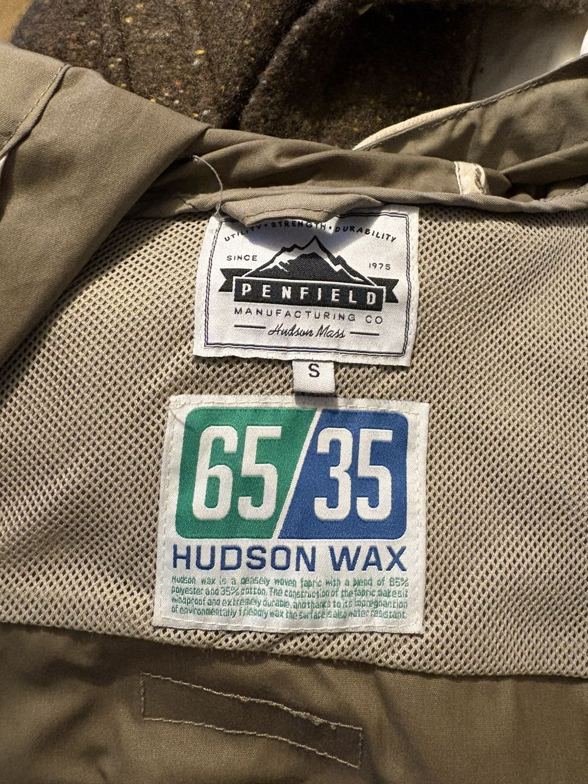 Penfield Penfield Gibson Waxed Cotton Rain Jacked Size US S / EU 44-46 / 1 - 4 Thumbnail