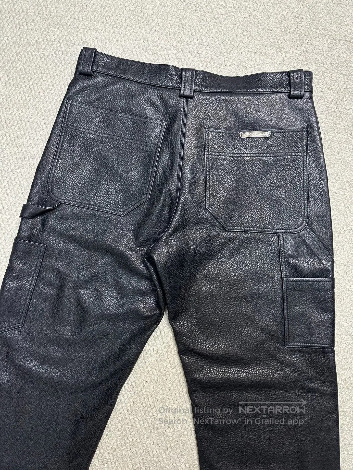 Chrome Hearts Chrome Hearts Leather Double Knee Pants. Size US 34 / EU 50 - 5 Thumbnail