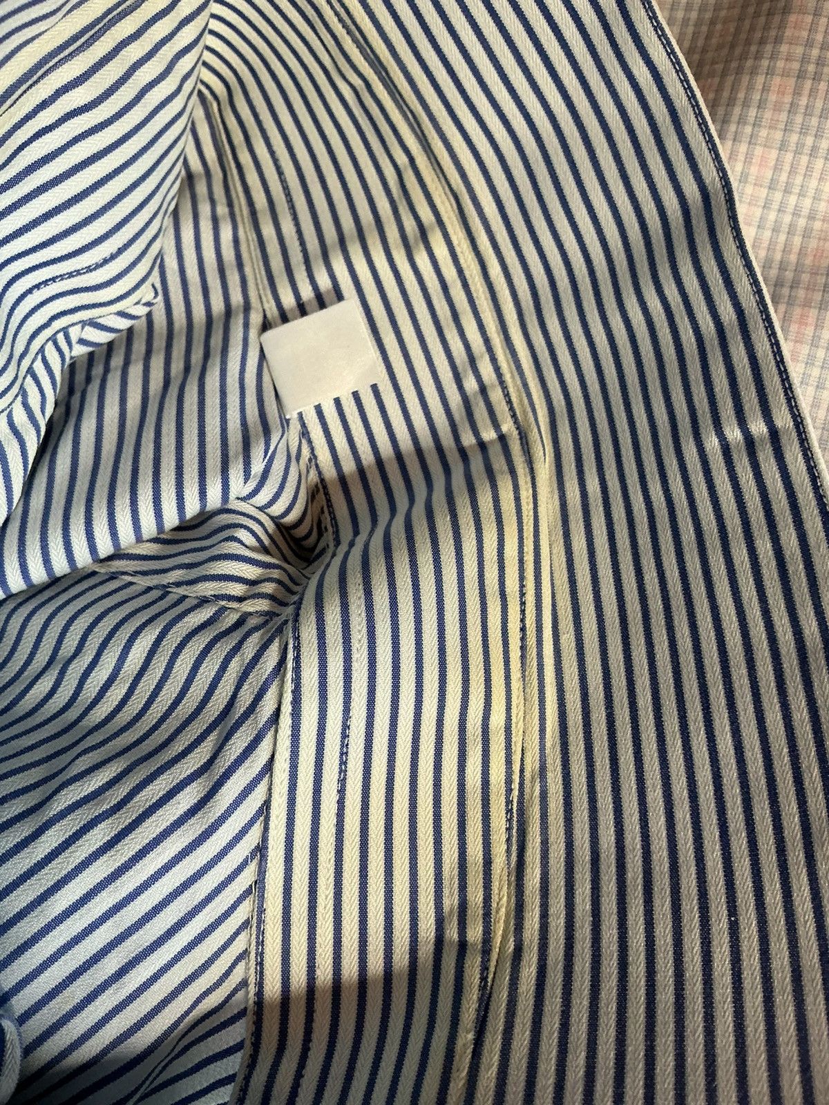 Armani Collezioni Armani Collezioni Made In Italy Striped Button Dress Shirt Size US L / EU 52-54 / 3 - 11 Thumbnail