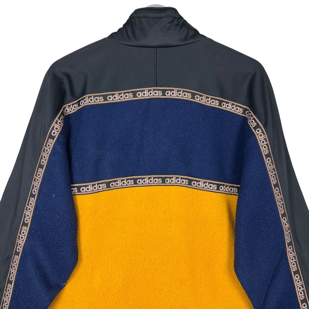 Adidas 🔥 VINTAGE ADIDAS HYBRID FLEECE ANORAK JACKET Size US L / EU 52-54 / 3 - 12 Thumbnail